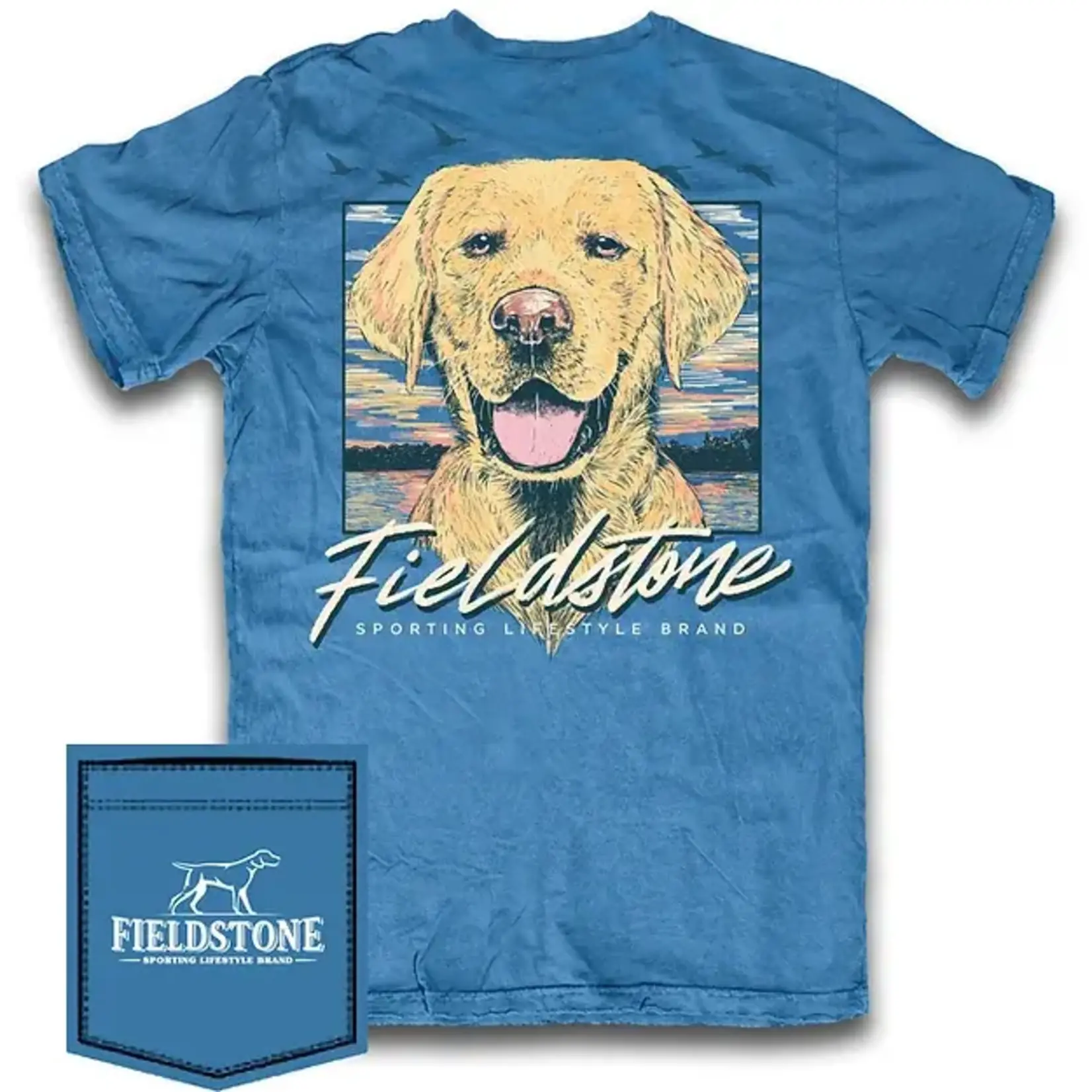 Fieldstone Fieldstone Outdoors Youth Yellow Lab with Mallard S/S TEE Shirt