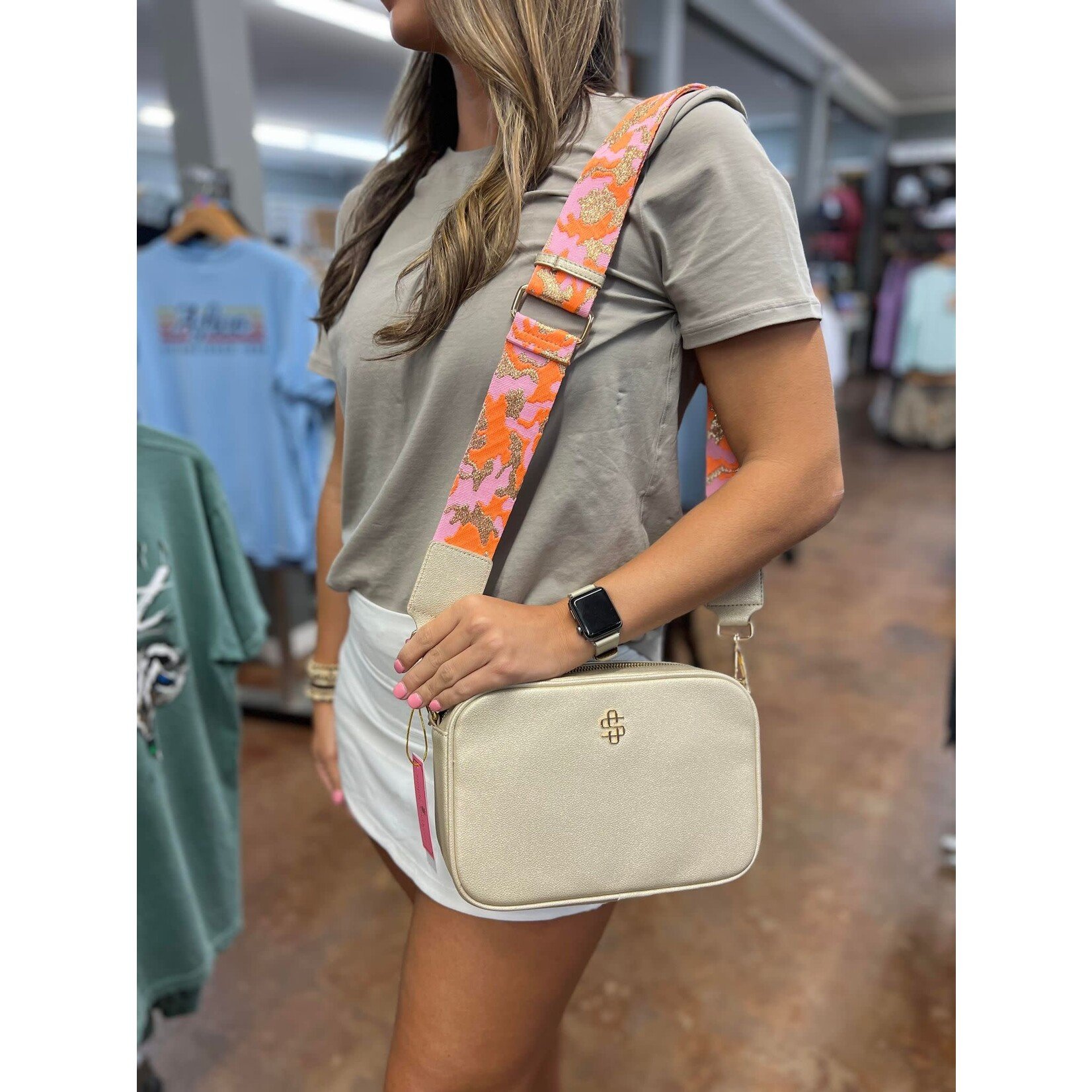 Simply Southern Simply Southern Women's Leather Crossbody  Purse