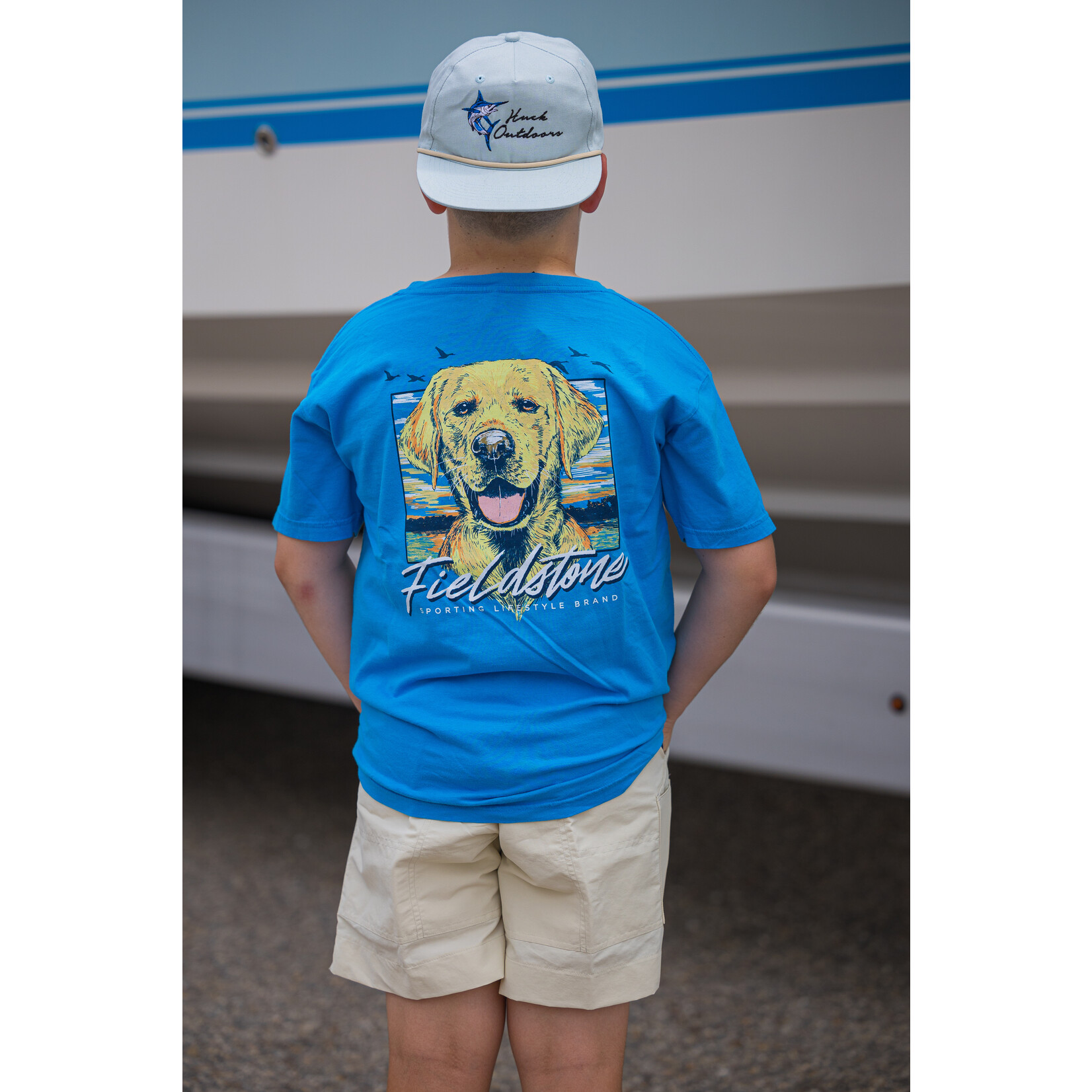 Fieldstone Fieldstone Outdoors Youth Yellow Lab with Mallard S/S TEE Shirt