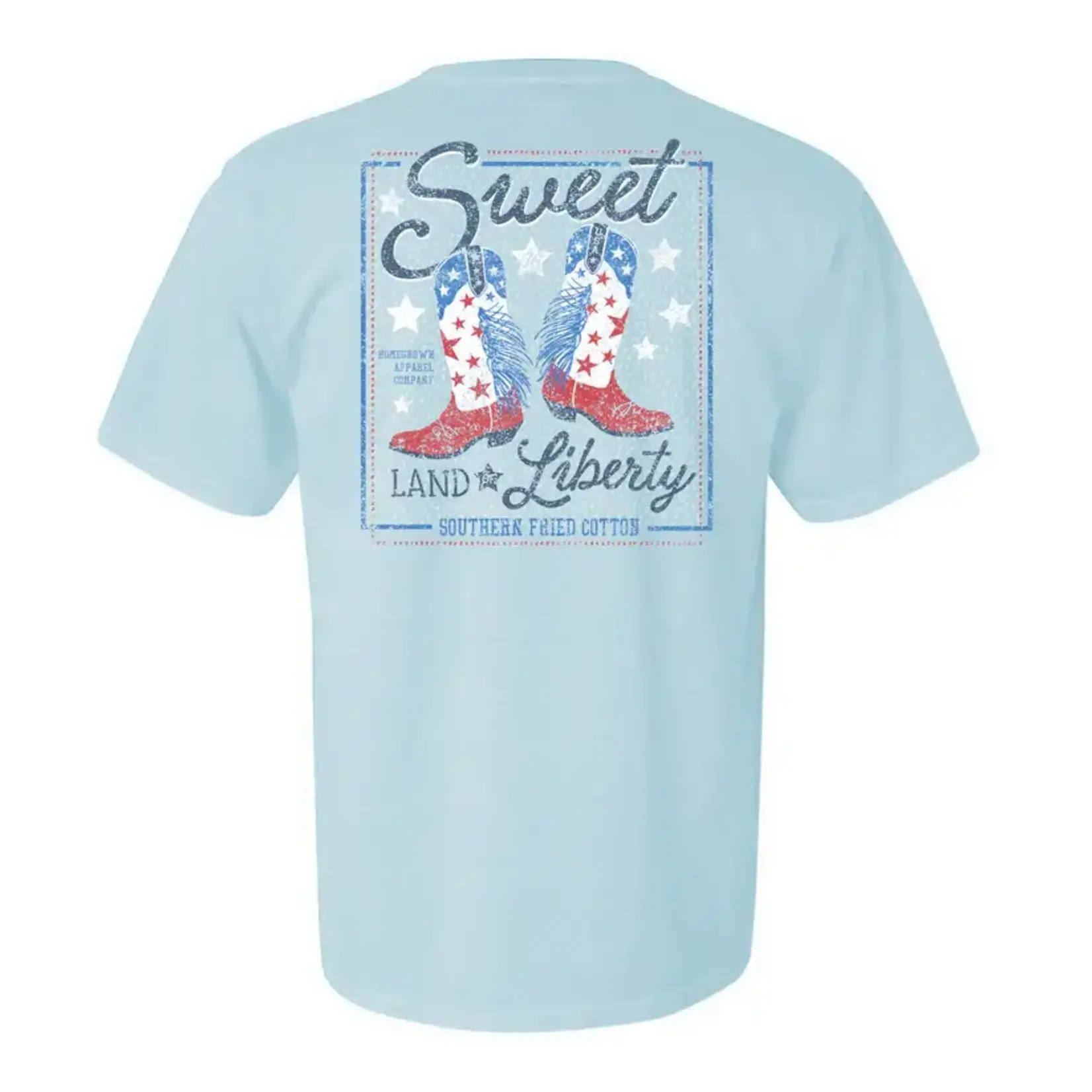 Southern Fried Cotton Southern Fried Cotton Women's Sweet Liberty S/S TEE Shirt