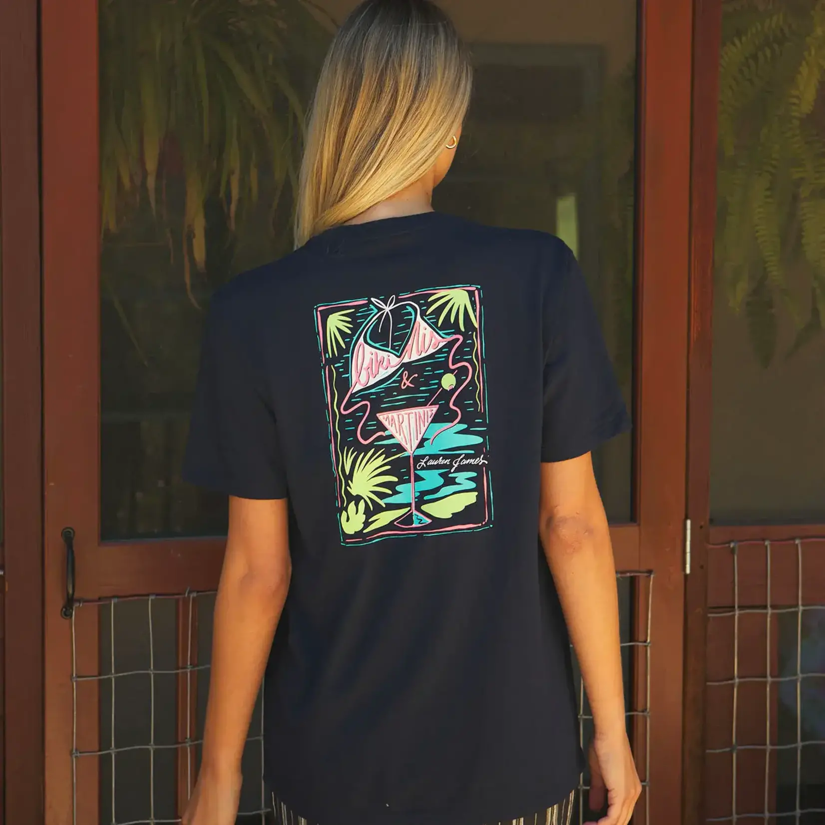 Lauren James Lauren James Women's Bikinis & Martinis S/S TEE Shirt