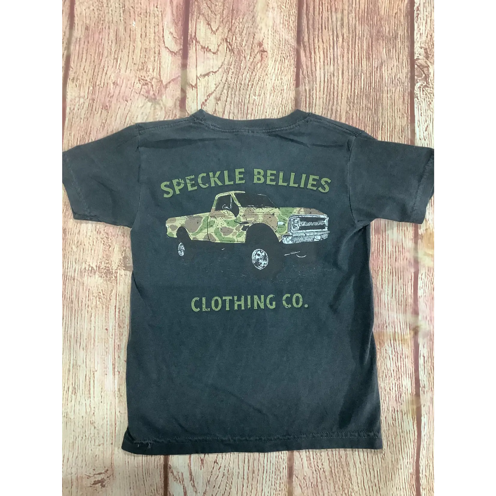 Speckle Bellies Speckle Bellies Youth Camo Truck S/S TEE Shirt