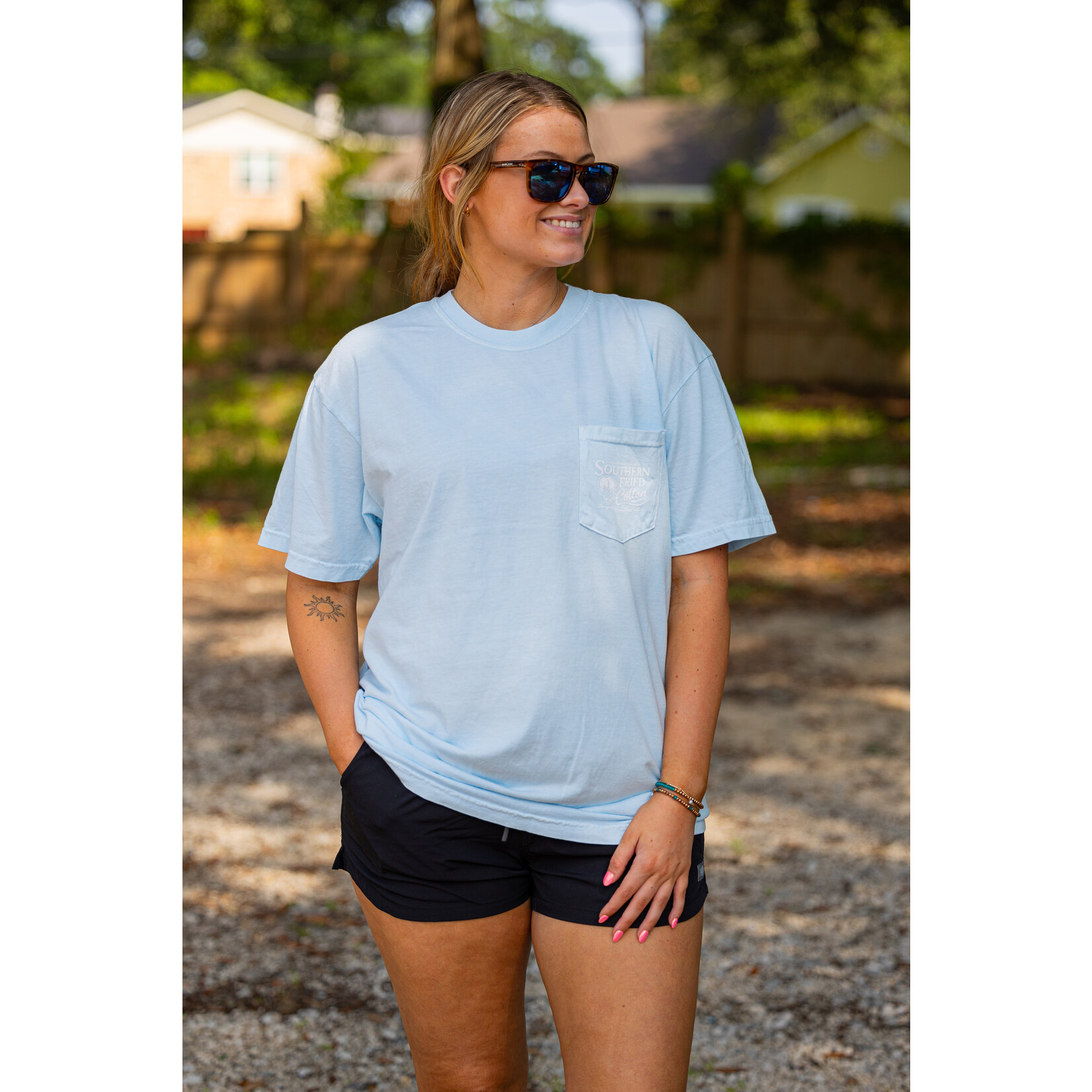 Southern Fried Cotton Southern Fried Cotton Women's Sweet Liberty S/S TEE Shirt