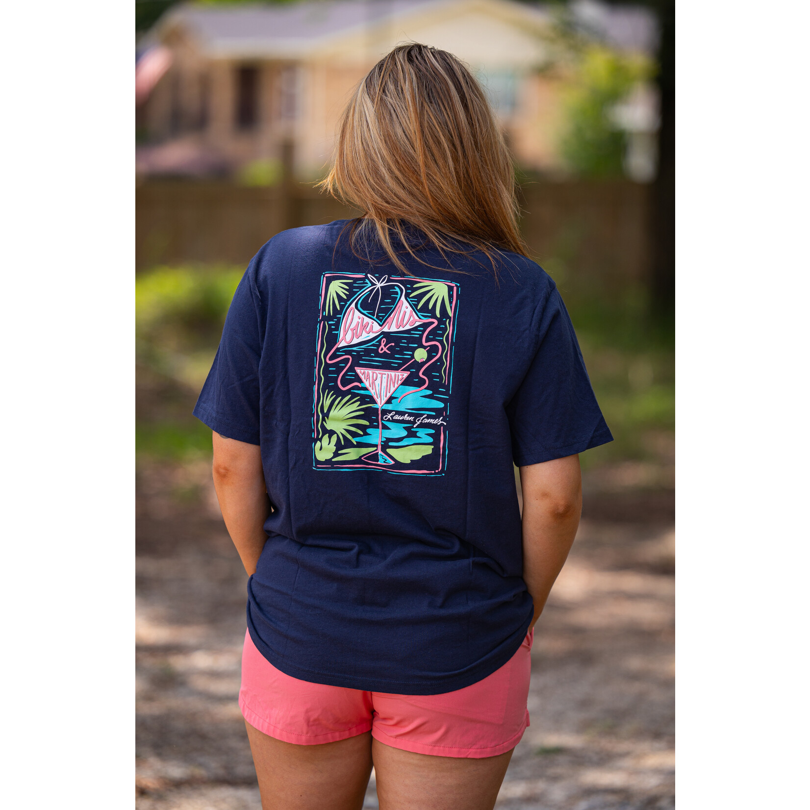 Lauren James Lauren James Women's Bikinis & Martinis S/S TEE Shirt