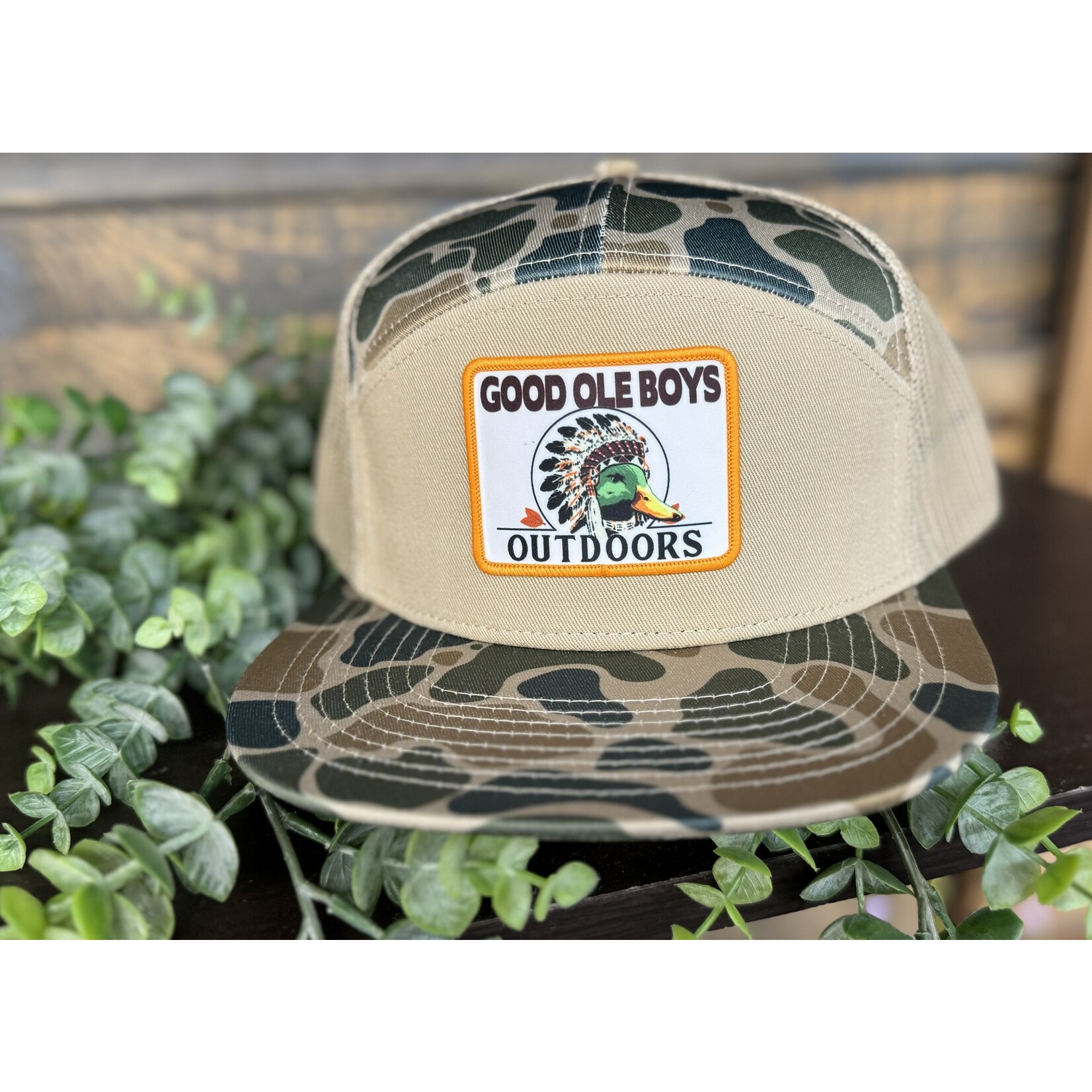 Good OLE Boys Outdoors Good Ole Boy Outdoors Redman Patch 7 Panel Snapback Hat