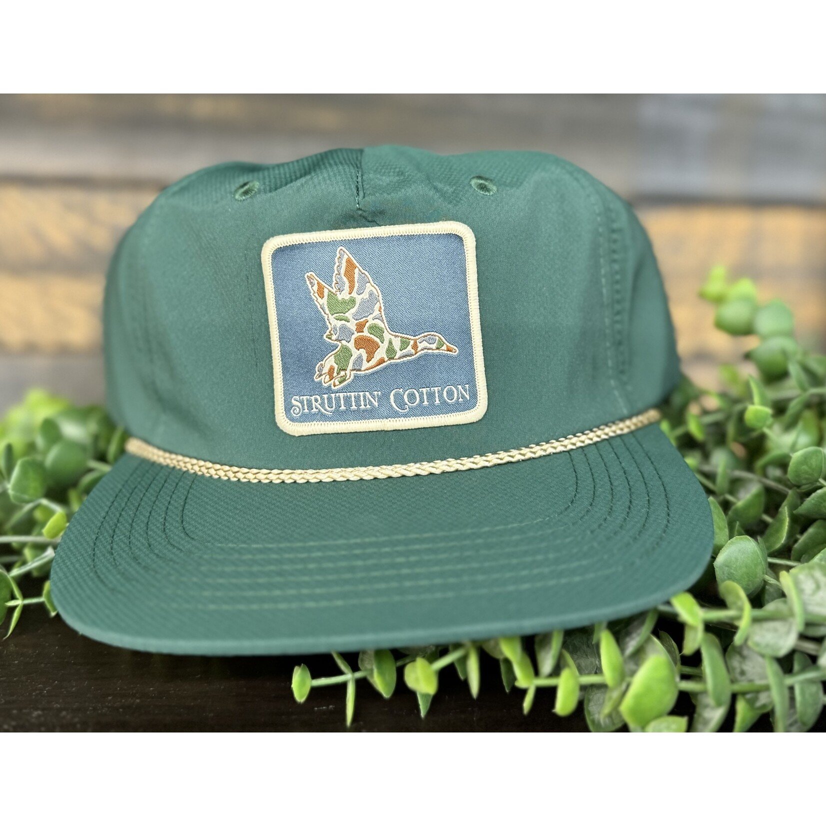 Struttin' Cotton Struttin' Cotton Old School Mallard Patch Rope Snapback Hat