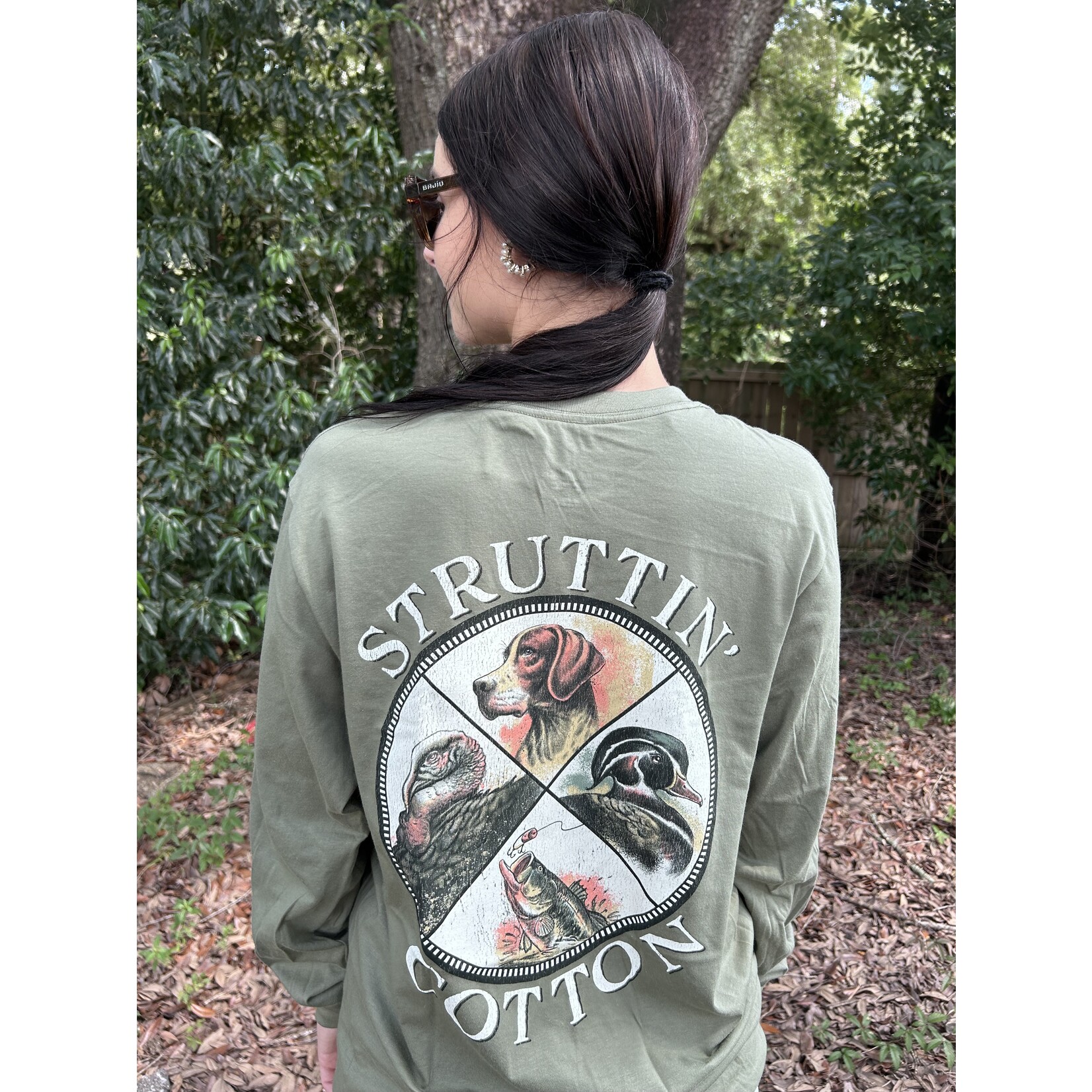 Struttin' Cotton Struttin' Cotton Compass Rose L/S TEE Shirt