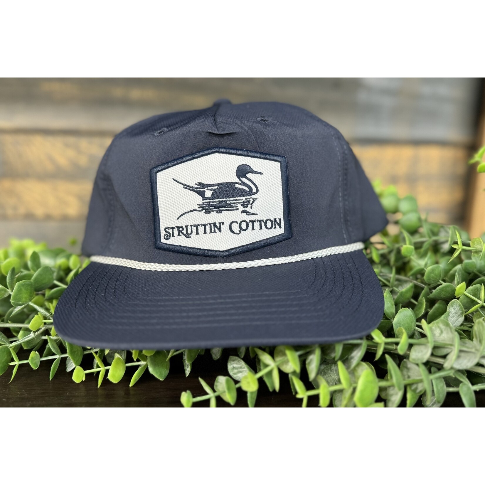 Struttin' Cotton Struttin' Cotton Pintail Patch Rope Snapback Hat