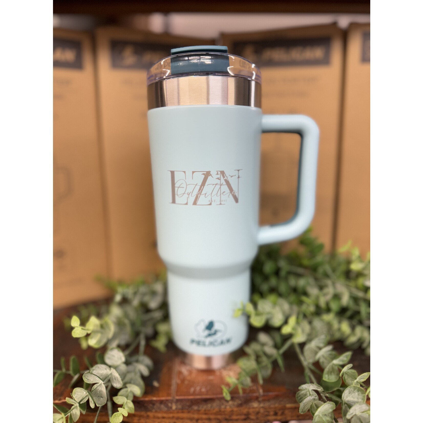 Pelican Copy of Pelican 40 Oz. EZN Outfitters New Logo Insulate Travel Tumbler Cup