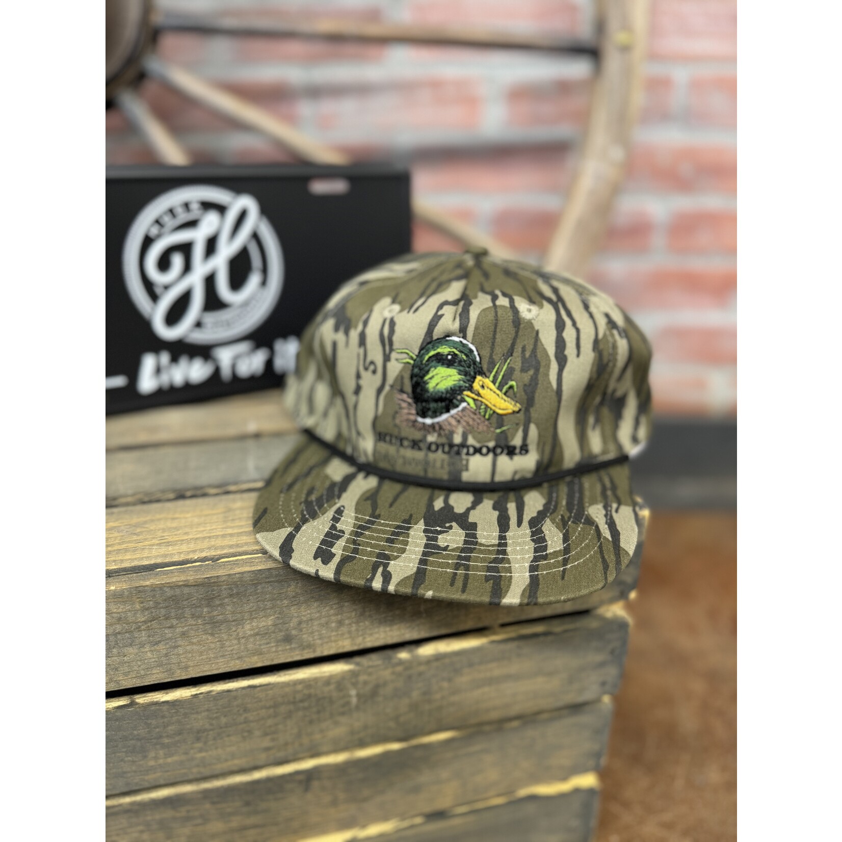 Huck Outdoors Huck Outdoors Drake Mallard Rope Snapback Hat