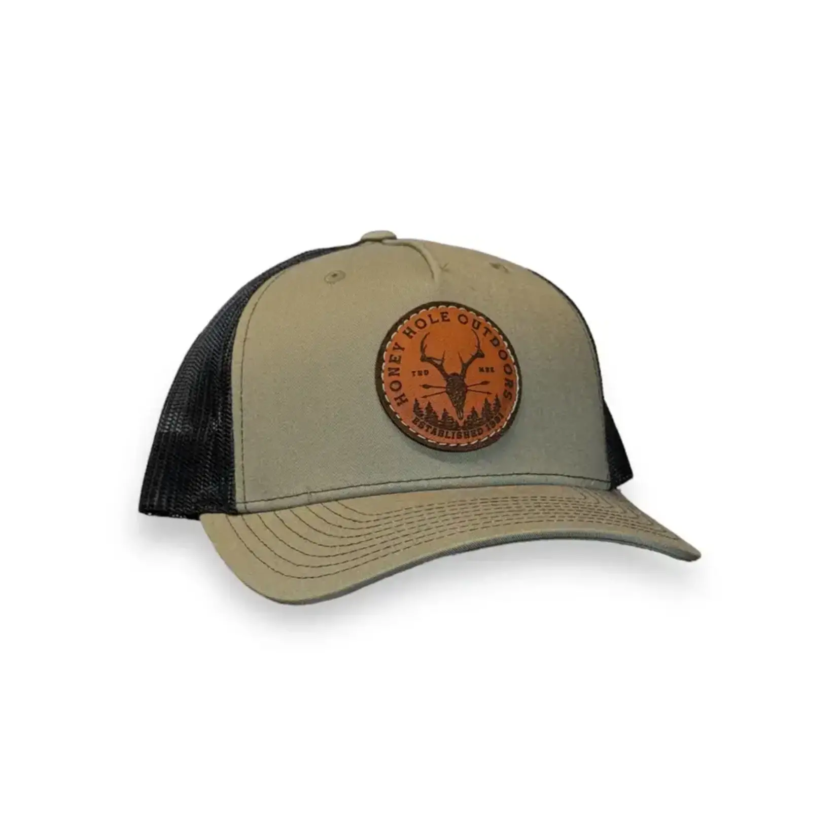 Honey Hole Outdoors Honey Hole Outdoors Dead Shot Leather Patch Snapback Hat