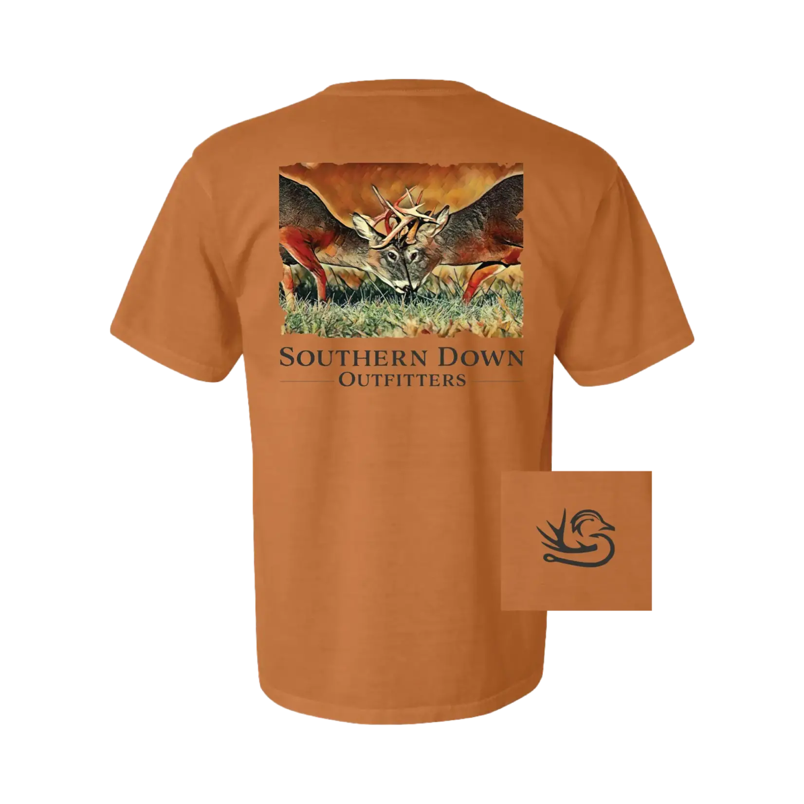 Southern Down Outfitters Southern Down Outfitters Bucks Fighting S/S TEE Shirt