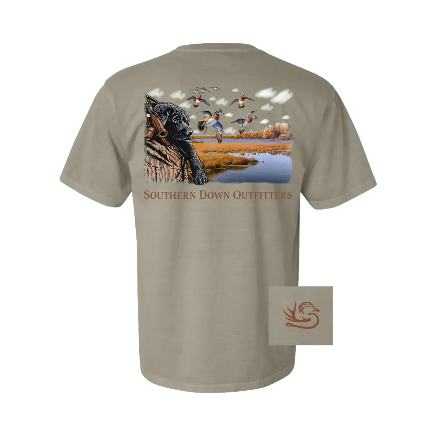 Southern Down Outfitters Southern Down Outfitters Puppy Woodies S/S TEE Shirt