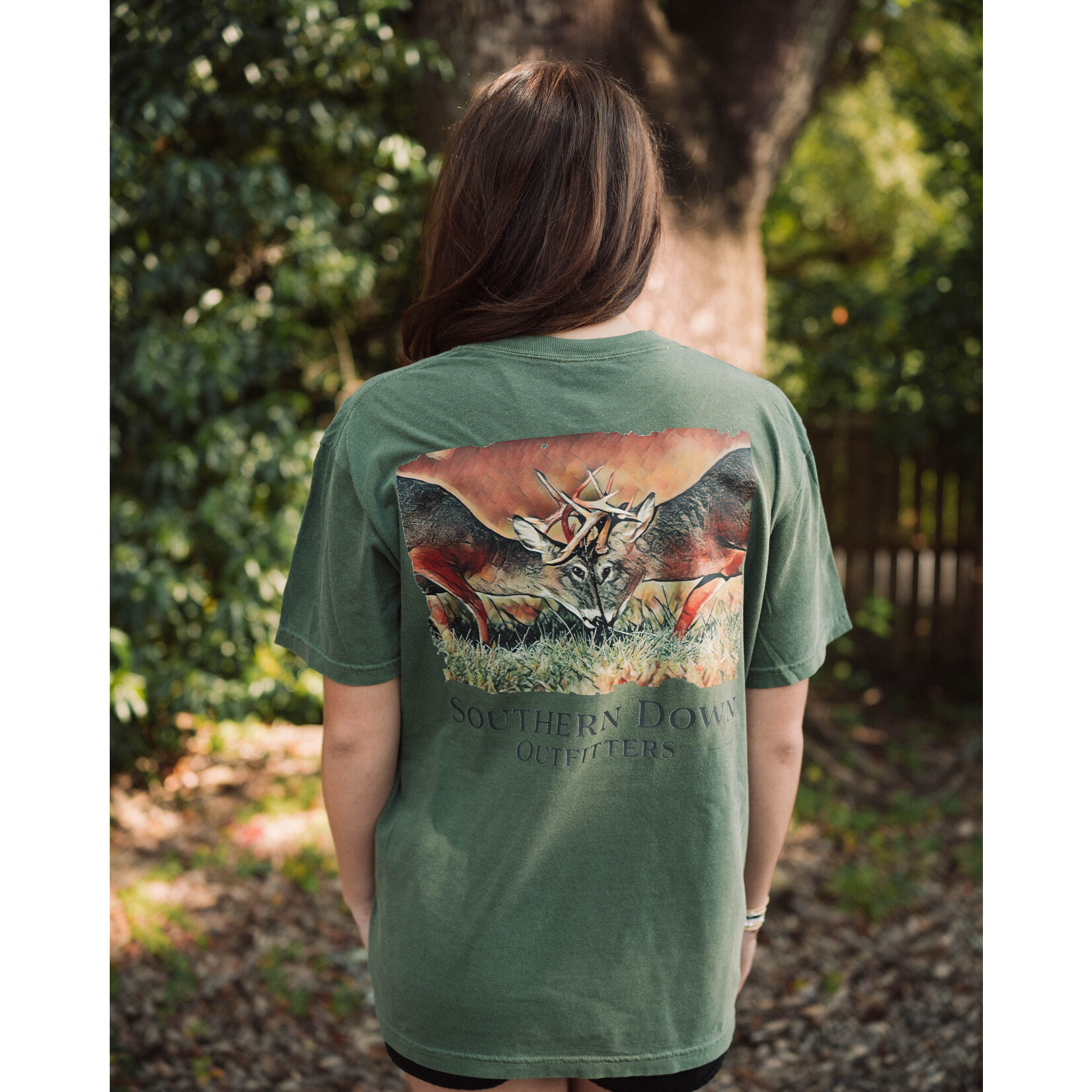 Southern Down Outfitters Southern Down Outfitters Bucks Fighting S/S TEE Shirt