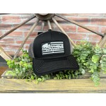 Honey Hole Outdoors Honey Hole Outdoors Grey Flag Patch Snapback Hat