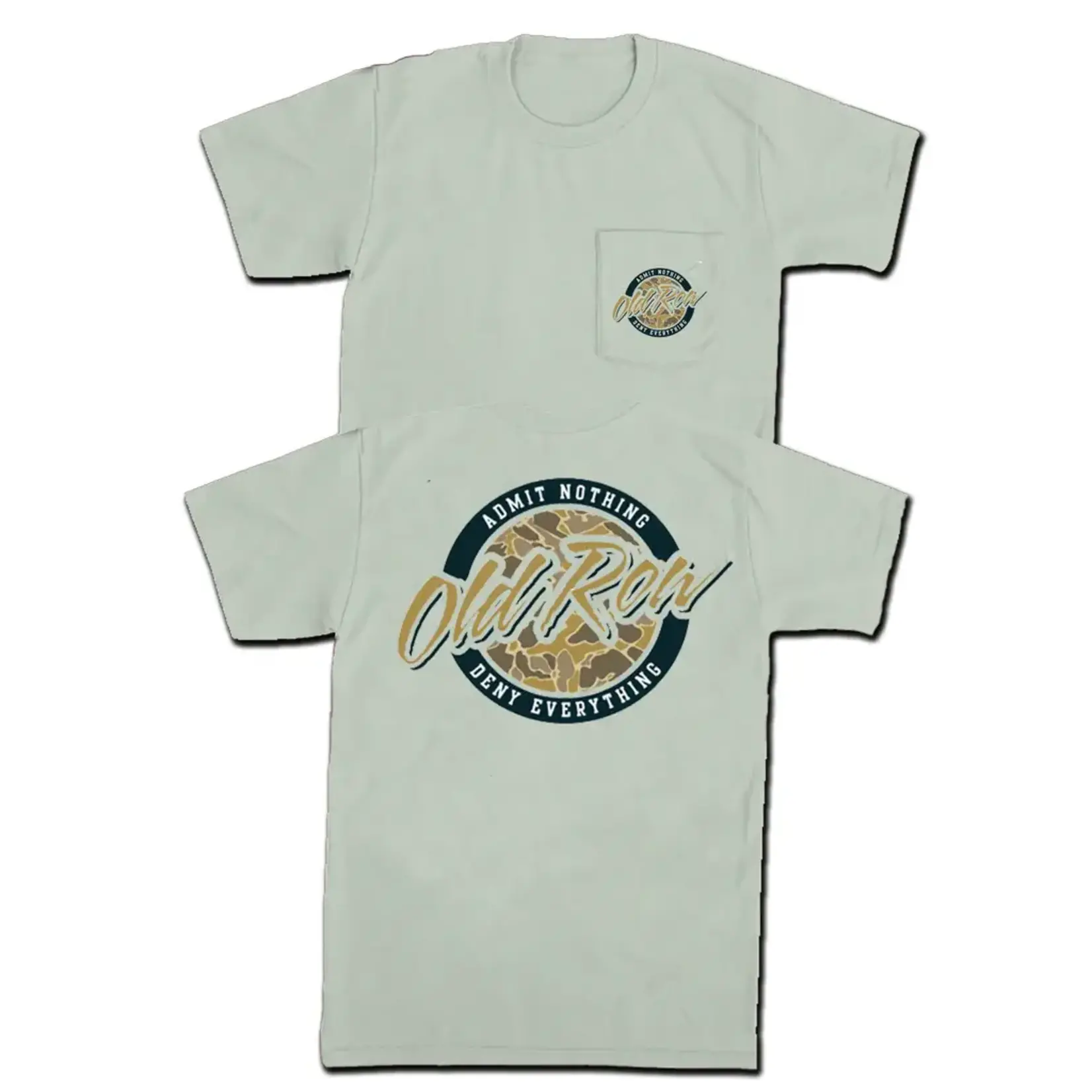 OLD ROW Old Row Outdoors 80s Camo Circle Pocket S/S TEE Shirt