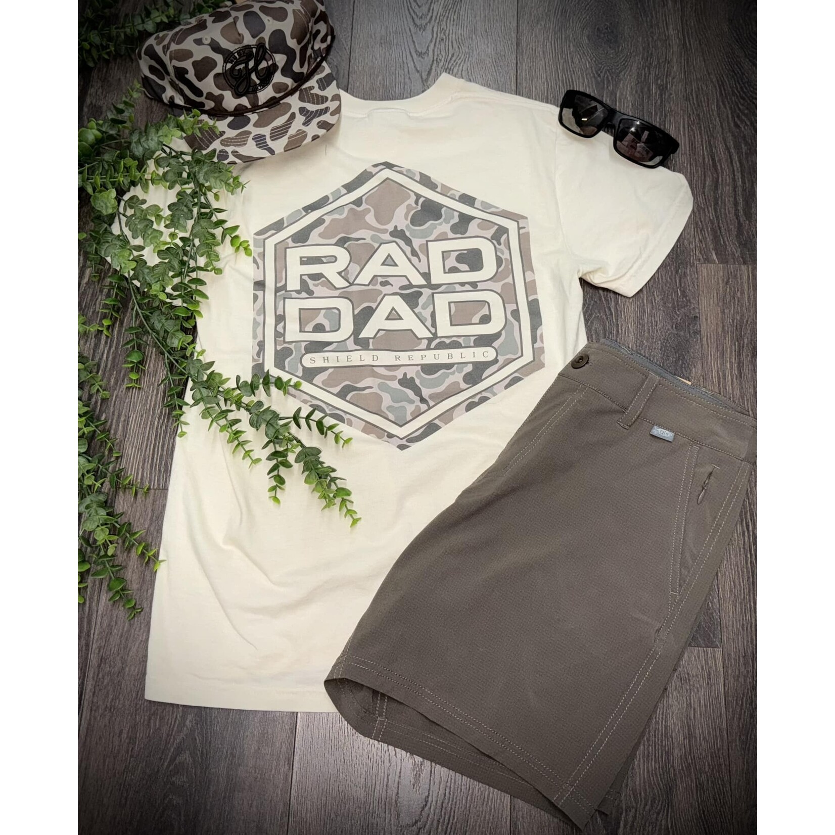 Shield Republic Shield Republic RAD Dad Duck Camo S/S Pocket TEE Shirt