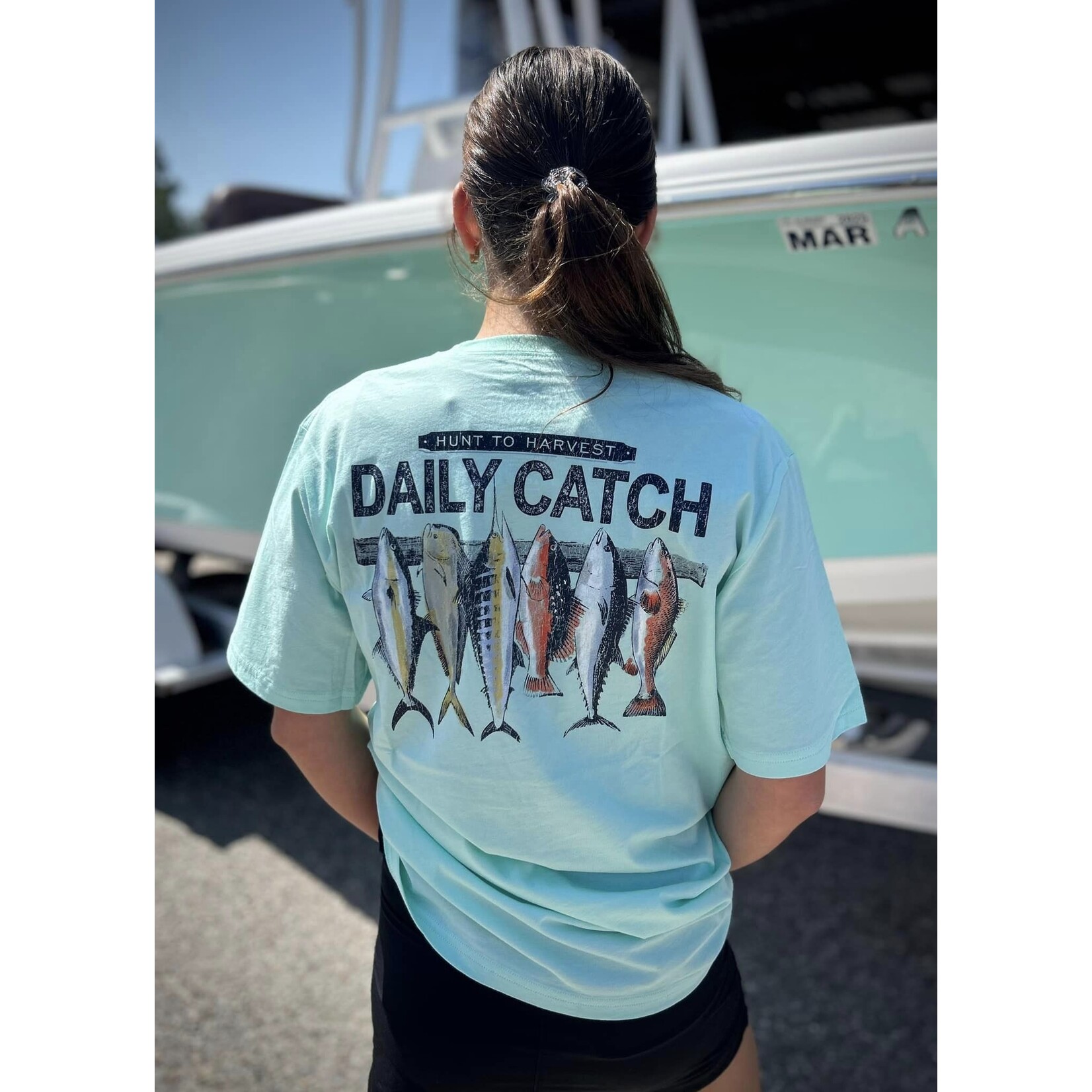 Hunt to Harvest Hunt to Harvest Daily Catch S/S TEE Shirt