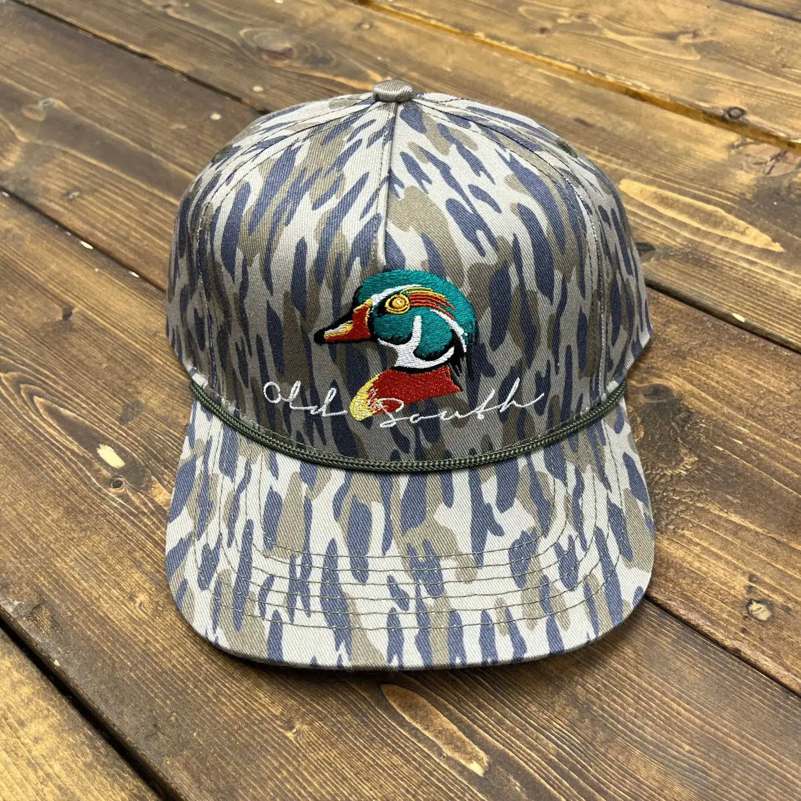 Old South Apparel Old South Apparel Youth Wood Duck Head Rope Snapback Hat