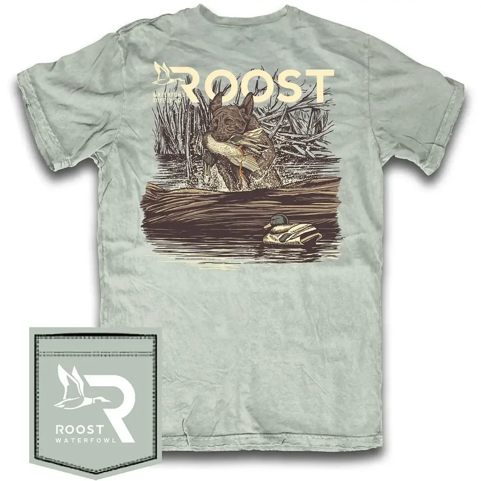 Roost Waterfowl Roost Waterfowl Swamp Puppy S/S TEE Shirt