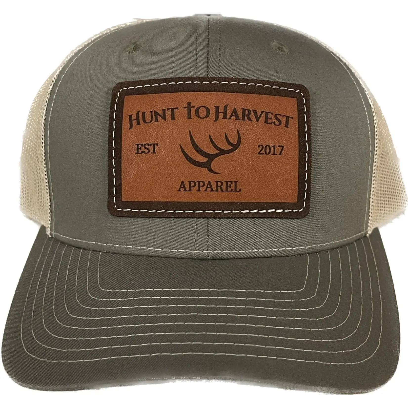 Hunt to Harvest Hunt to Harvest Leather Patch Snapback Hat