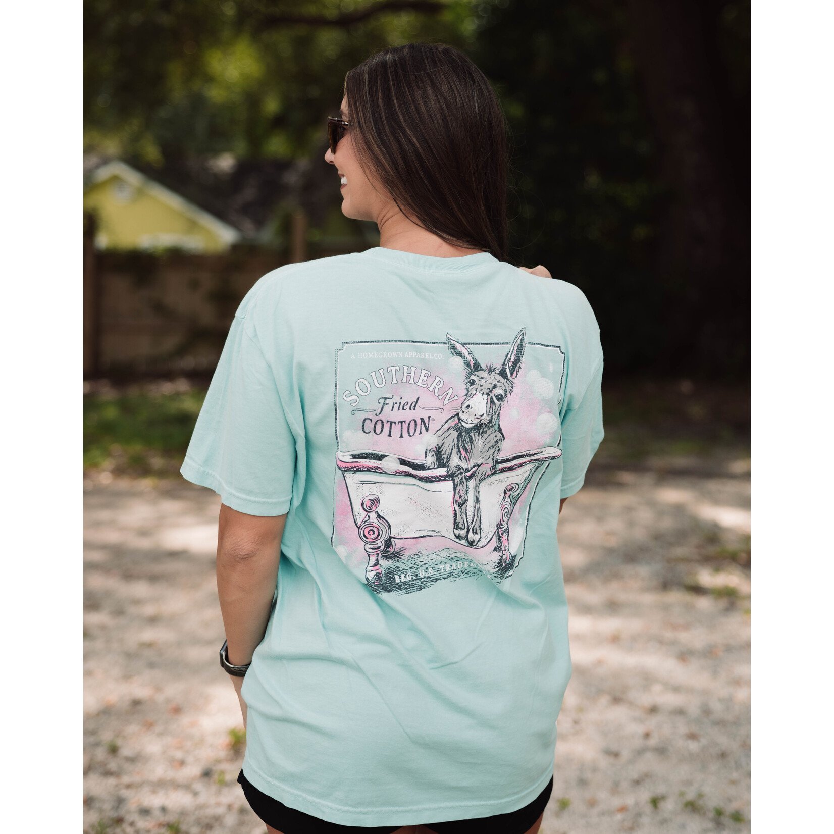 Southern Fried Cotton Southern Fried Cotton Women's Scrub a Dub S/S TEE Shirt