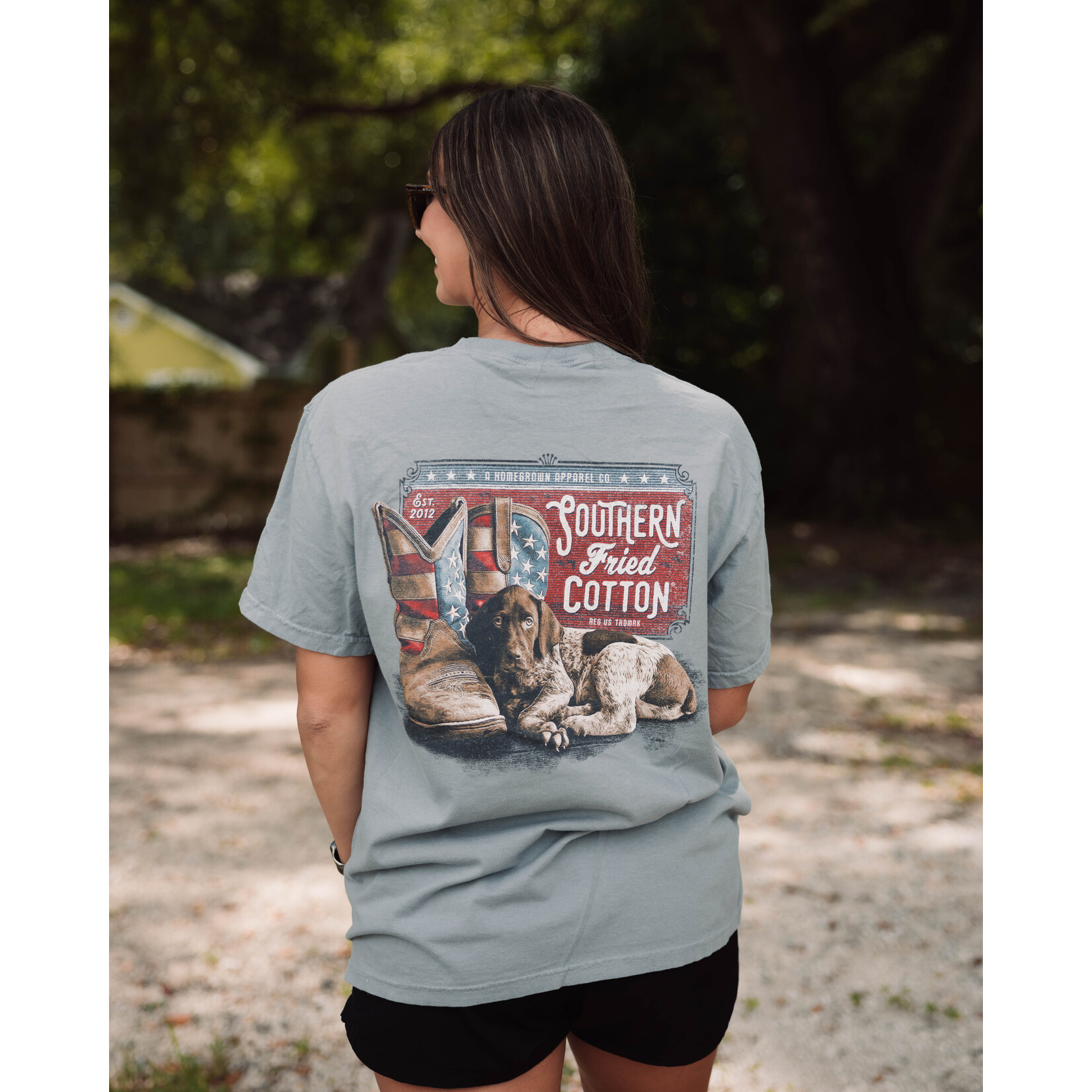 Southern Fried Cotton Southern Fried Cotton Boots of Freedom S/S TEE Shirt