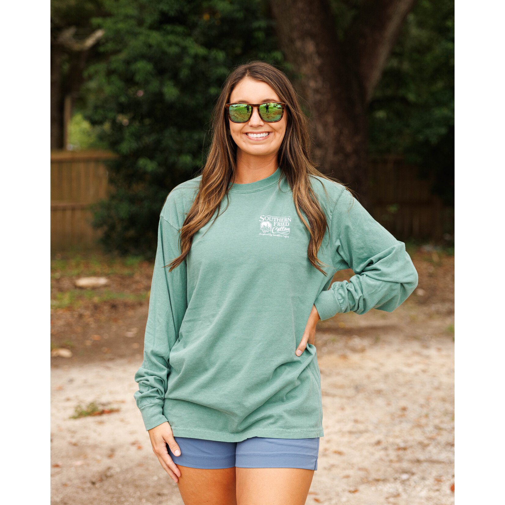 Southern Fried Cotton Southern Fried Cotton Hooked L/S TEE Shirt