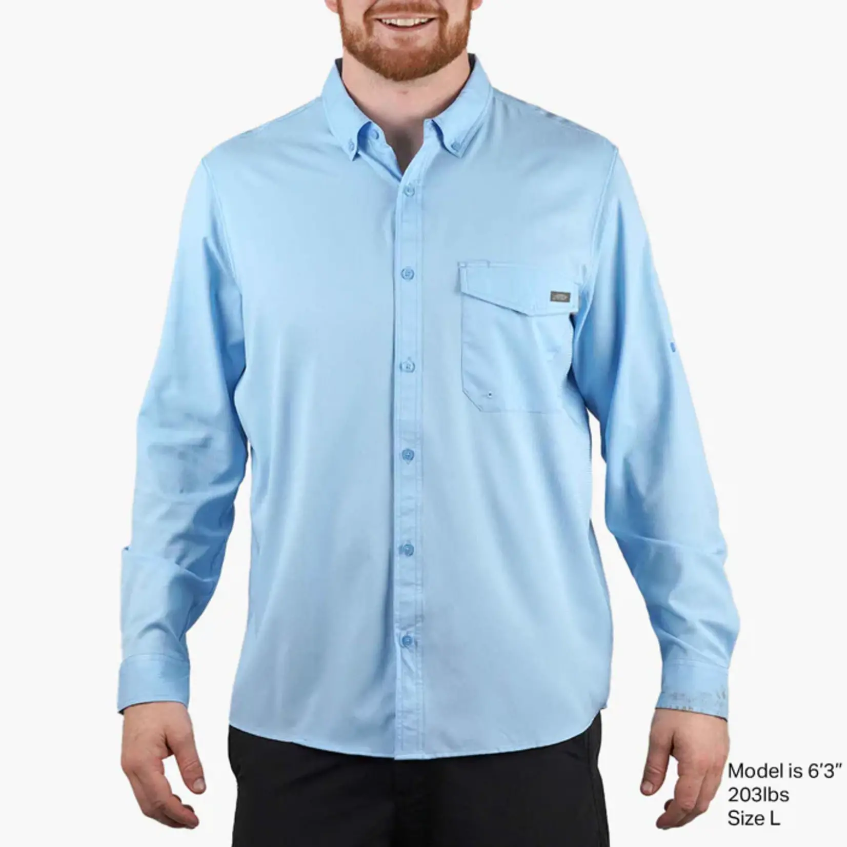 Aftco Aftco Men's Palomar Tech Button Down L/S Shirt