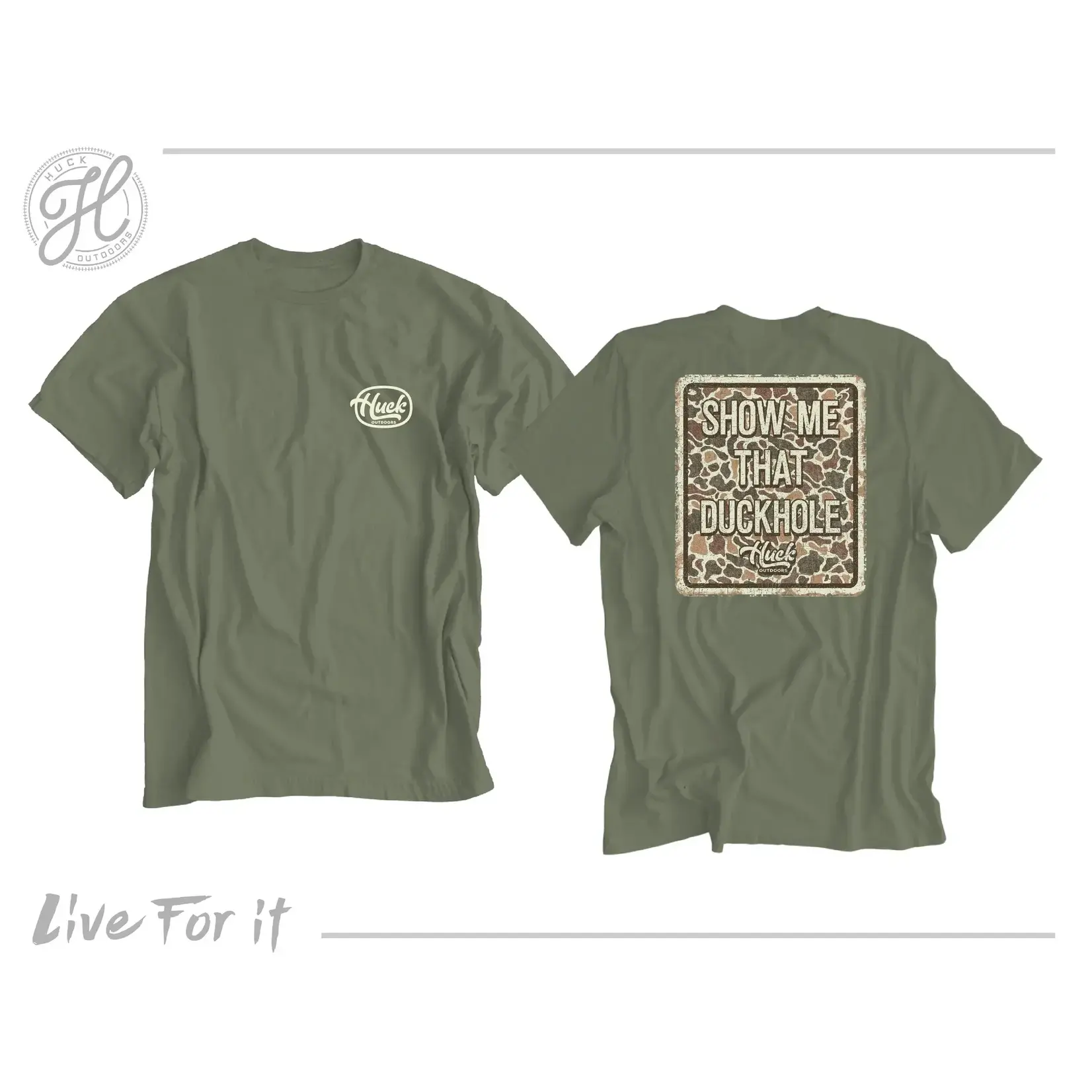 Huck Outdoors Huck Outdoors Duckhole Camo Edition S/S TEE Shirt