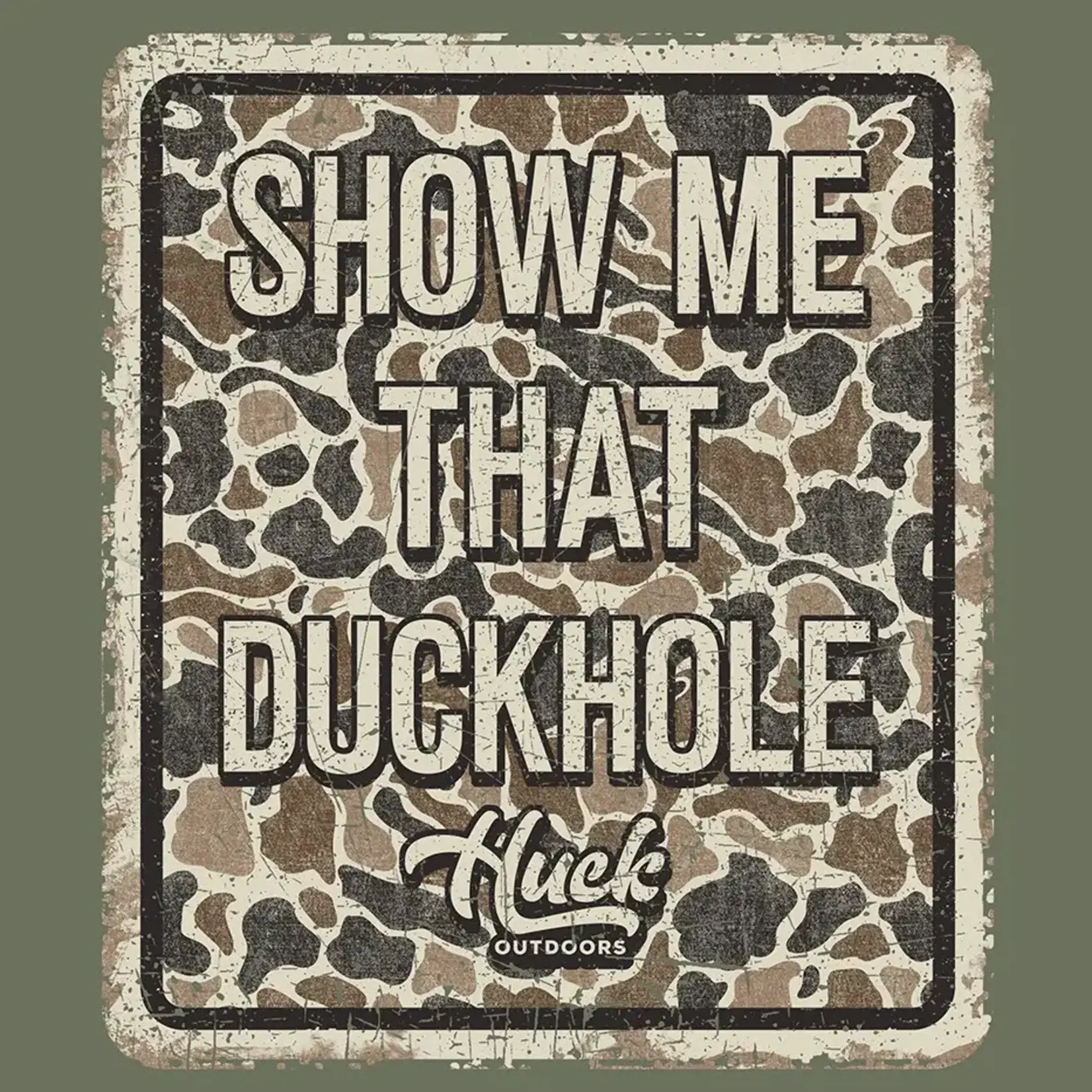 Huck Outdoors Huck Outdoors Duckhole Camo Edition S/S TEE Shirt