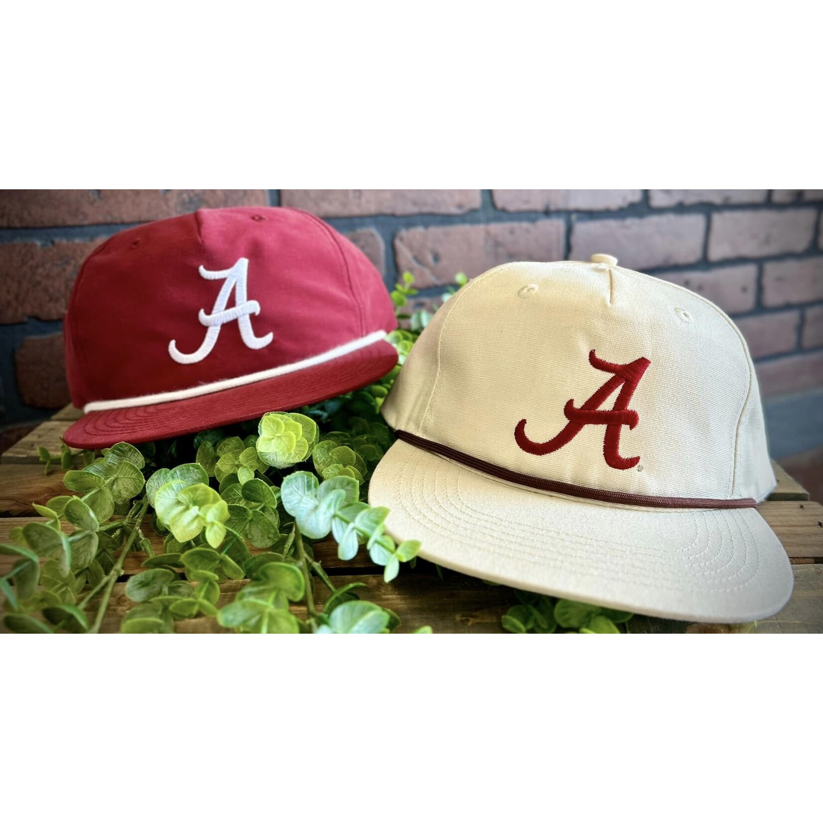 Speckle Bellies Speckle Bellies Script A Alabama Rope Snapback Hat