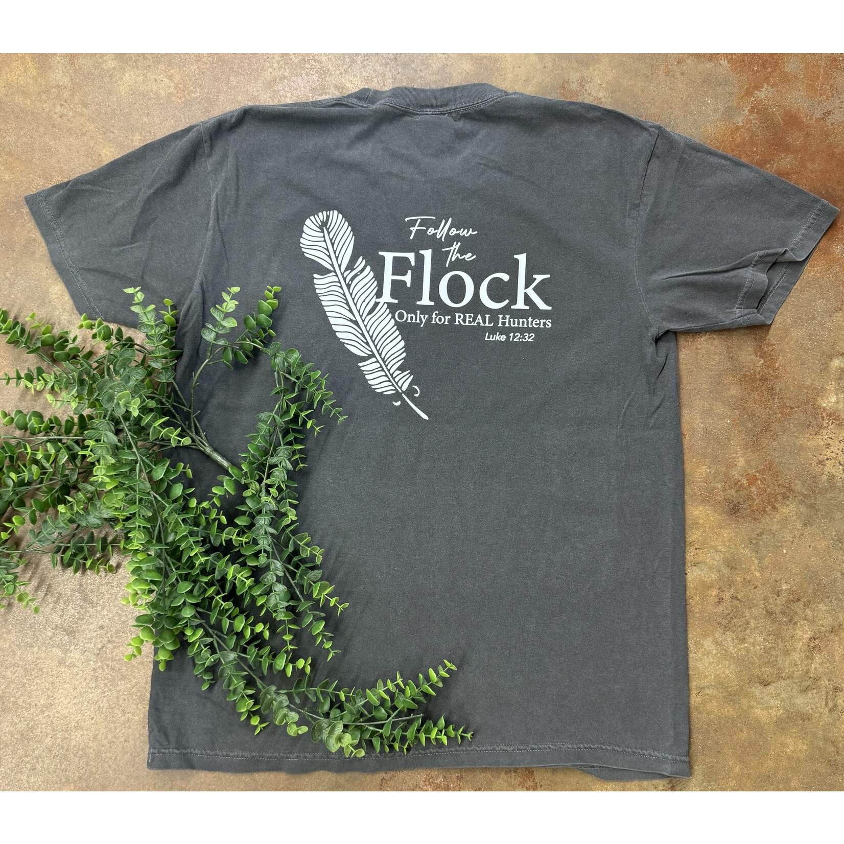 Follow the Flock Follow the Flock Turkey Feather S/S TEE Shirt