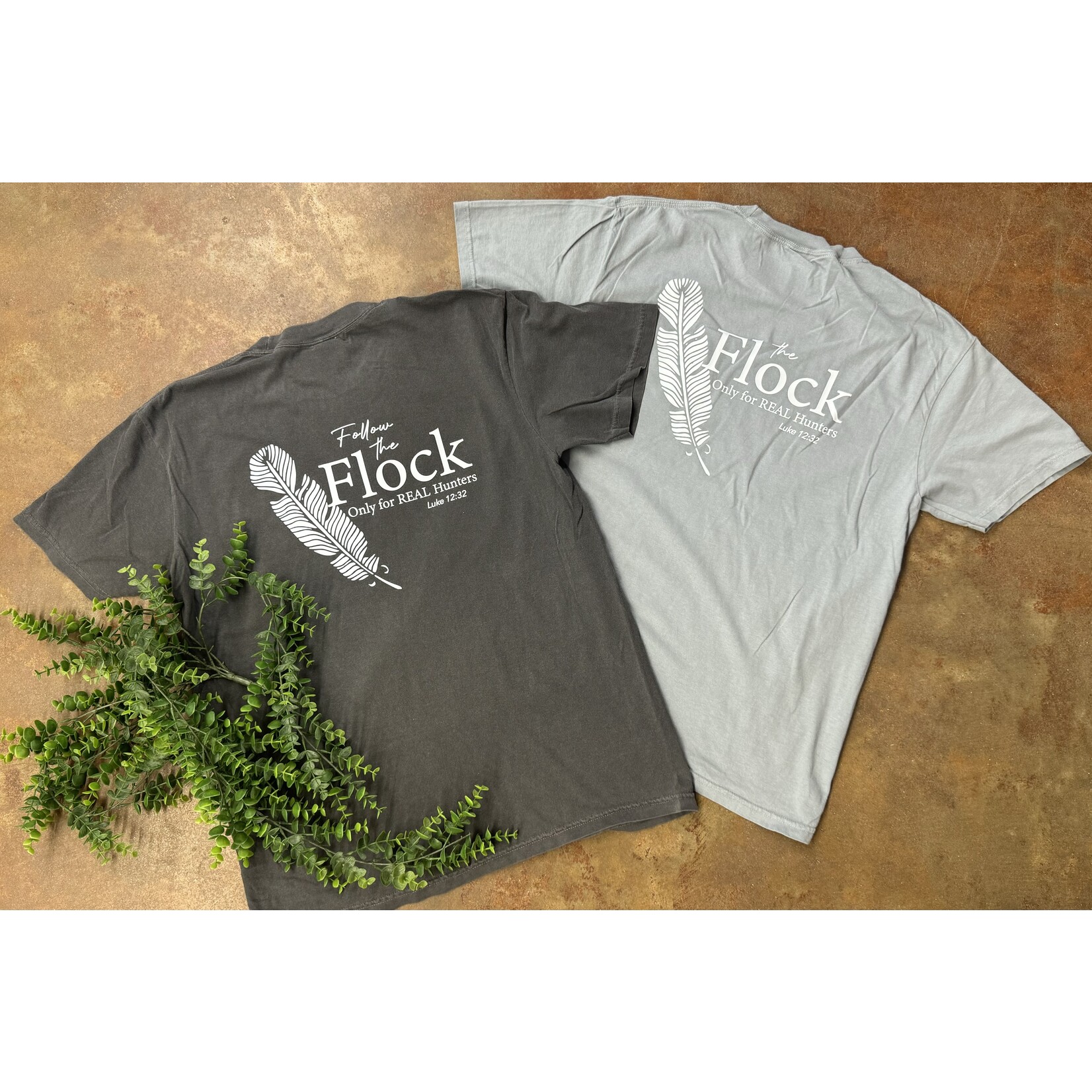 Follow the Flock Follow the Flock Turkey Feather S/S TEE Shirt