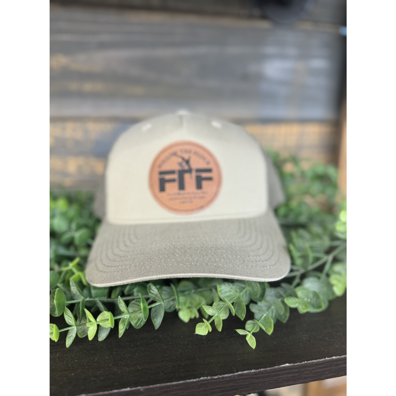 Follow the Flock Follow the Flock Circle  FTF Leather Patch Snapback Hat