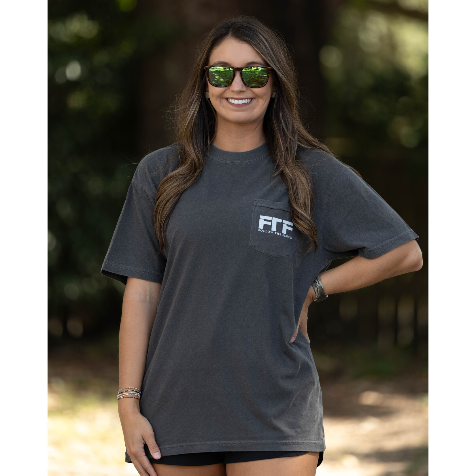 Follow the Flock Follow the Flock Turkey Feather S/S TEE Shirt