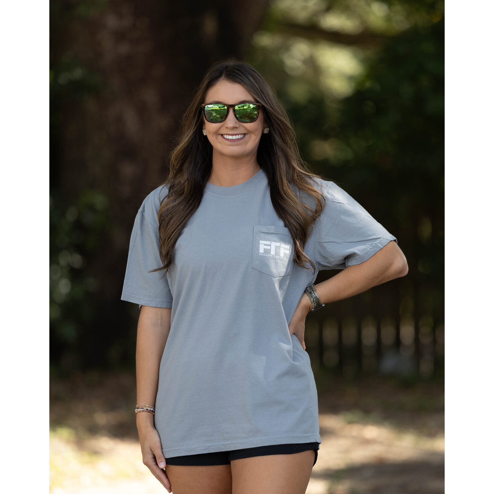 Follow the Flock Follow the Flock Turkey Feather S/S TEE Shirt