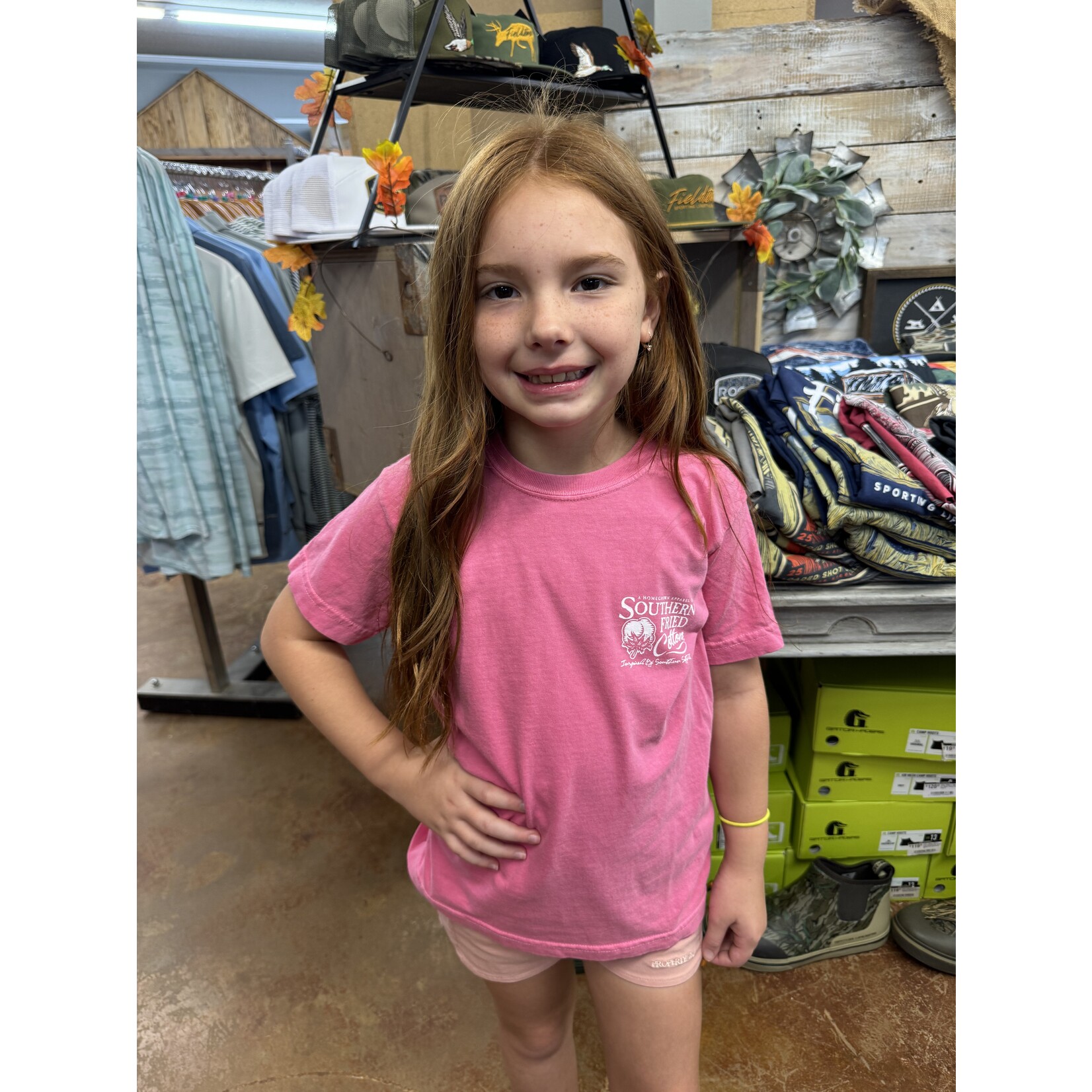 Southern Fried Cotton Southern Fried Cotton Youth Girls Dolly S/S TEE Shirt