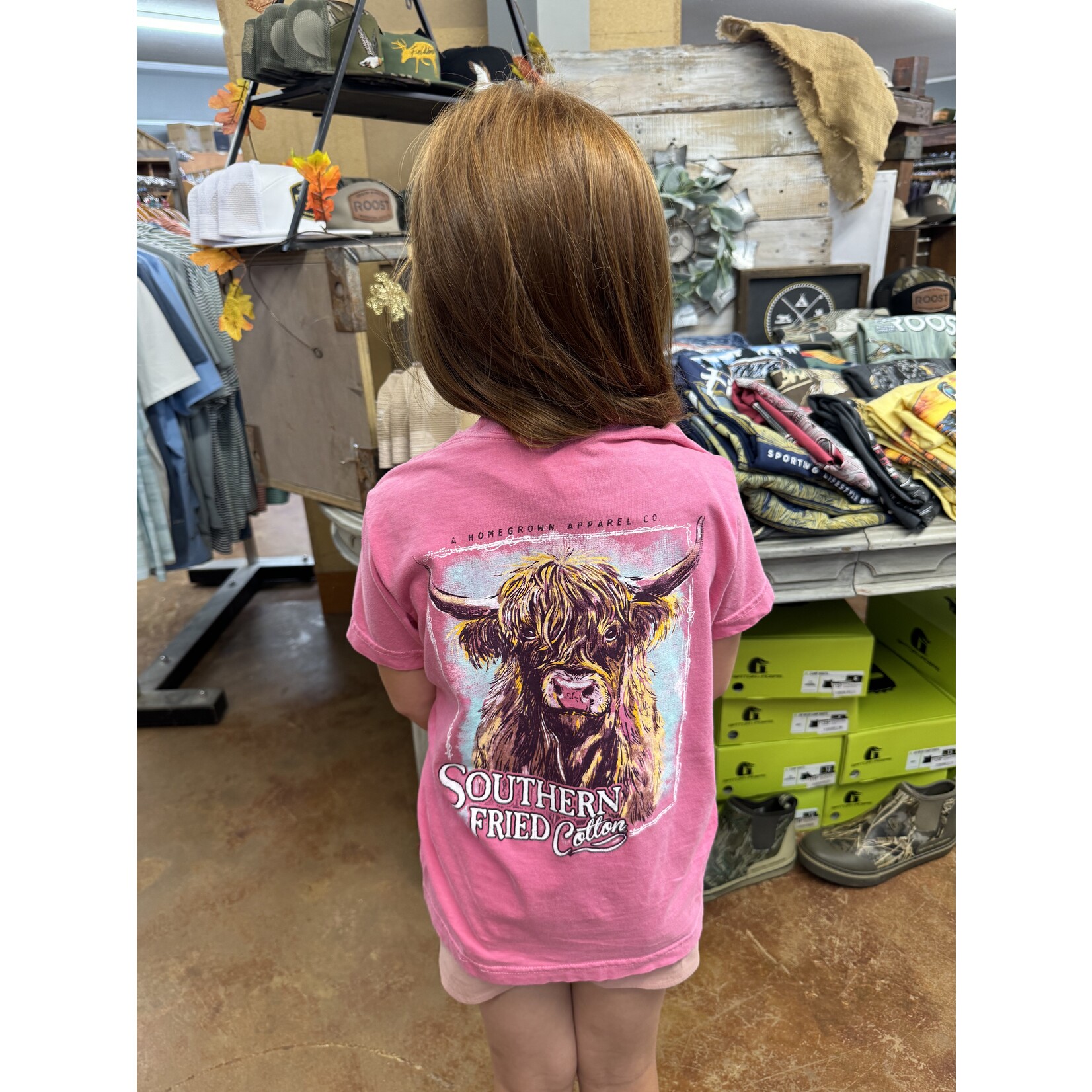 Southern Fried Cotton Southern Fried Cotton Youth Girls Dolly S/S TEE Shirt