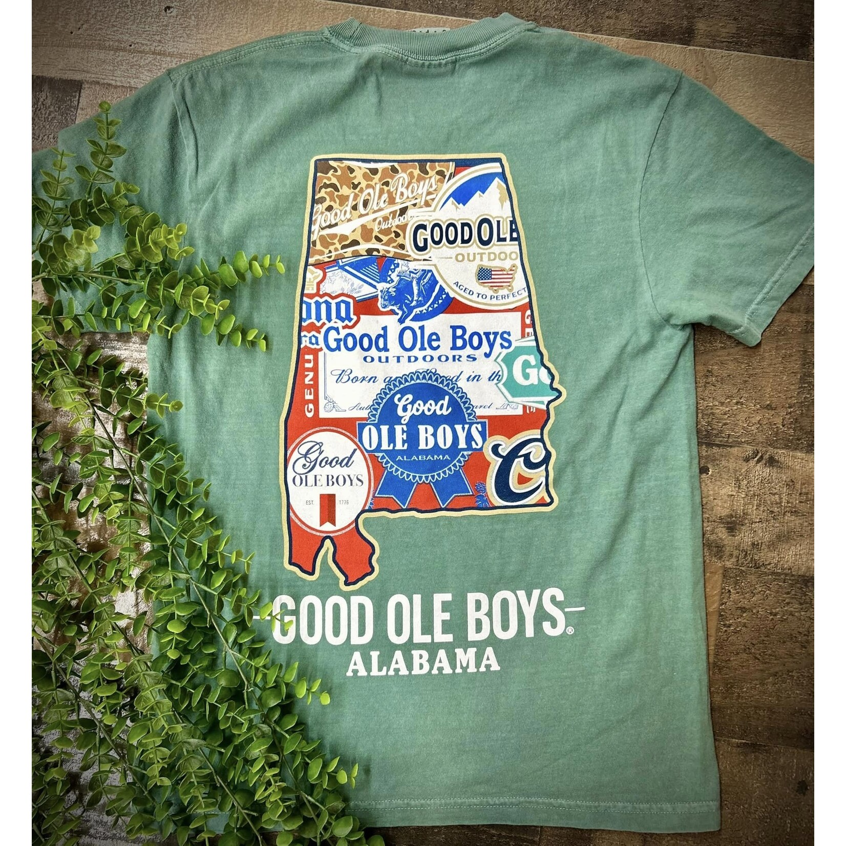 Good OLE Boys Outdoors Good OLE Boy Outdoors AL Beer S/S TEE Shirt