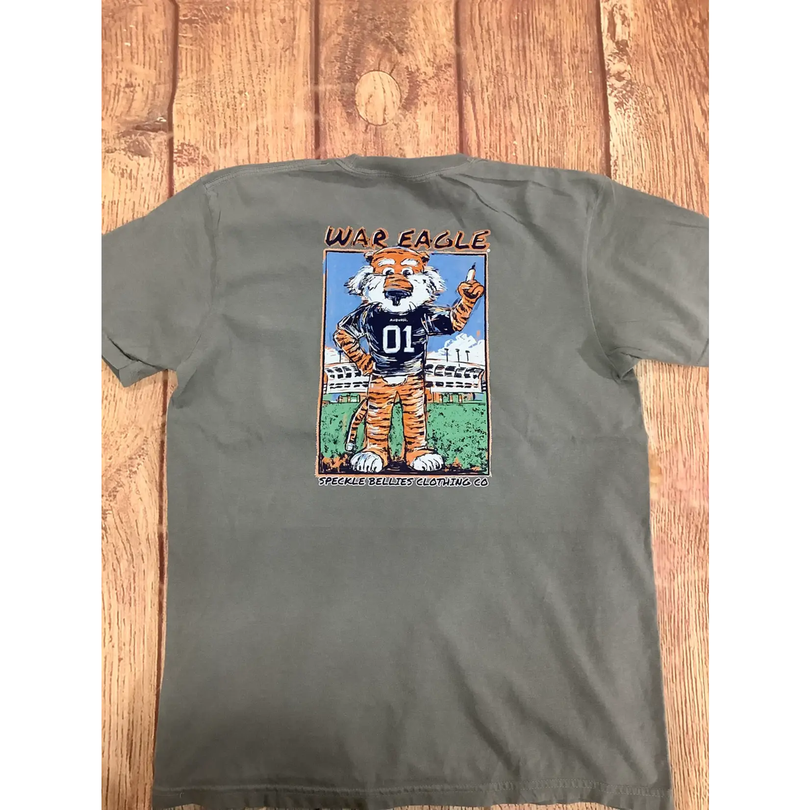 Speckle Bellies Speckle Bellies Aubie Watercolor S/S TEE Shirt