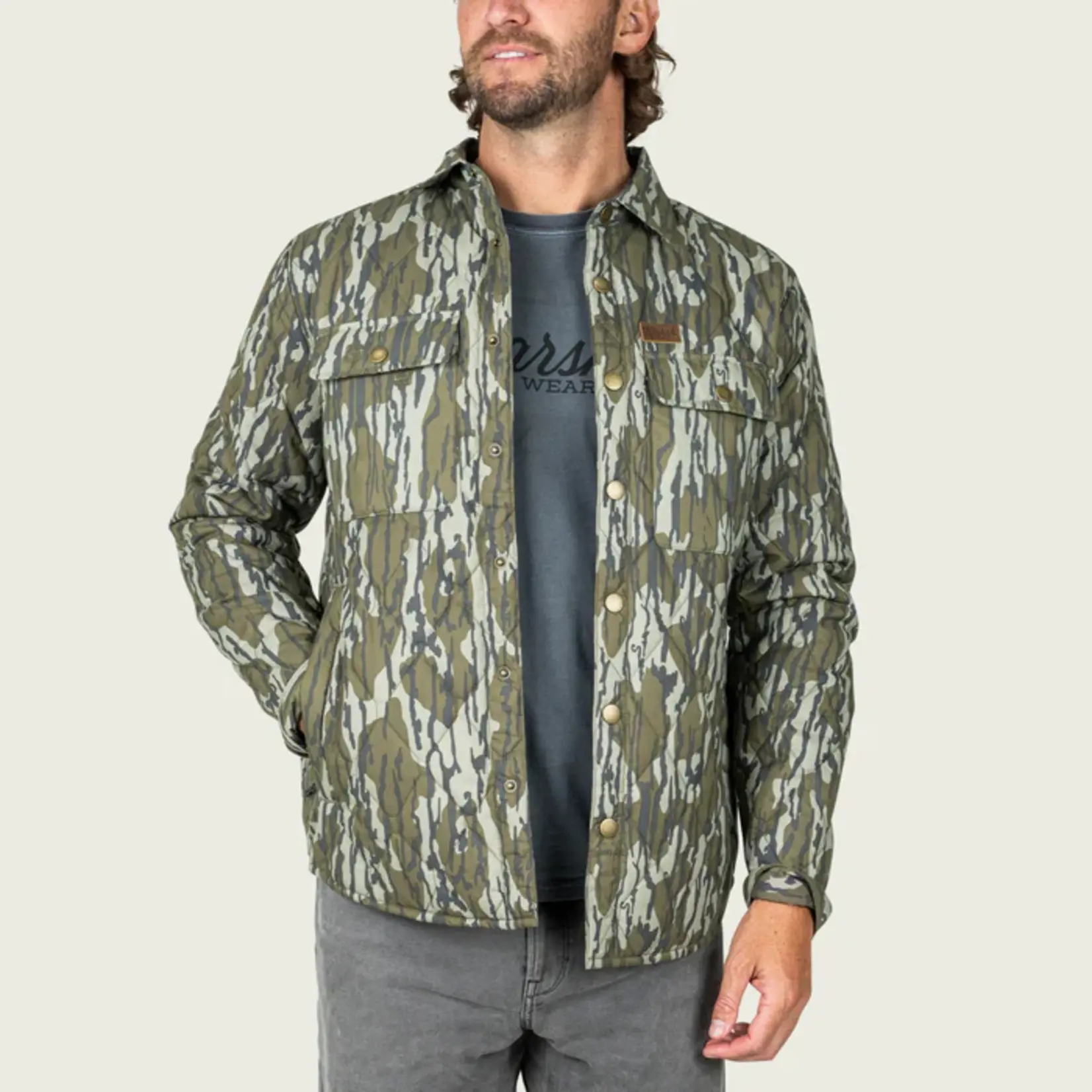Marsh Wear Marsh Wear Apparel Men's Mossy Oak Saluda Shacket