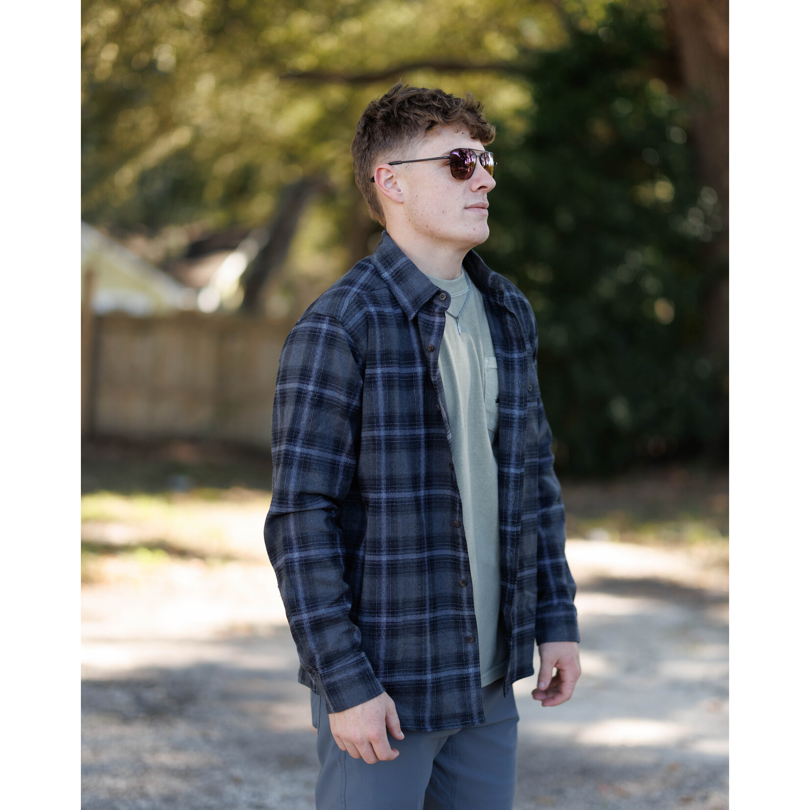 Aftco Aftco Men's Lager flannel Button Down L/S Shirt