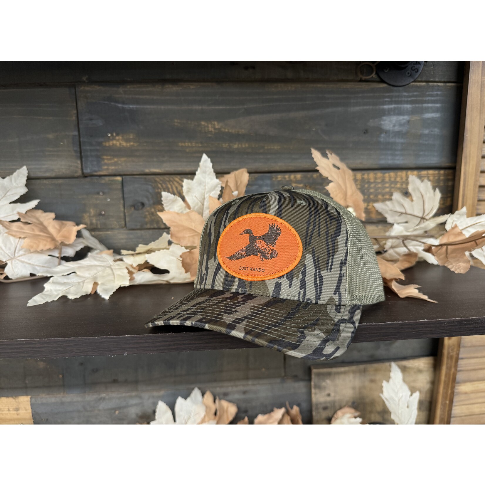 Lost Wando Lost Wando Mallard Hunt Orange Woven Snapback Hat