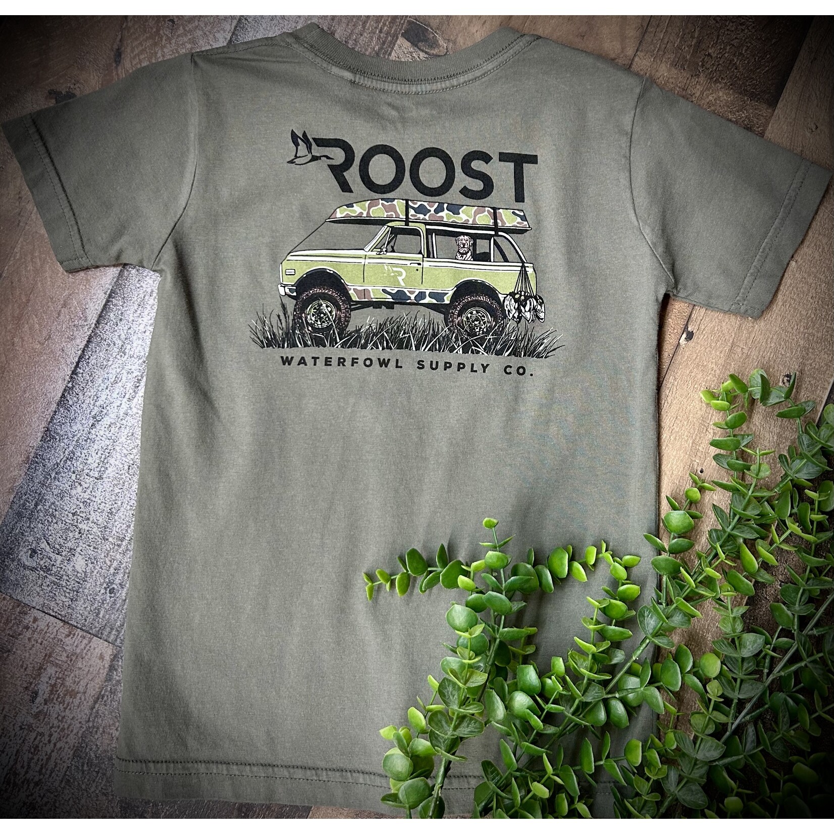 Fieldstone Roost Waterfowl Youth Bird Buggy S/S TEE Shirt