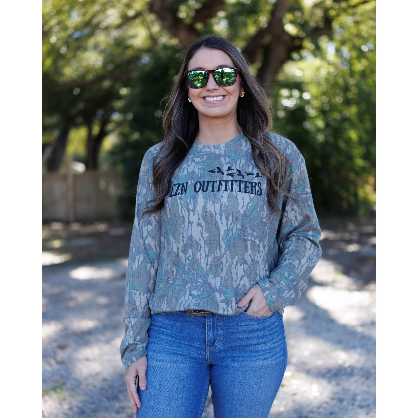 EZN Outfitters EZN Outfitters Mossy Oak Washed Out L/S TEE Shirt