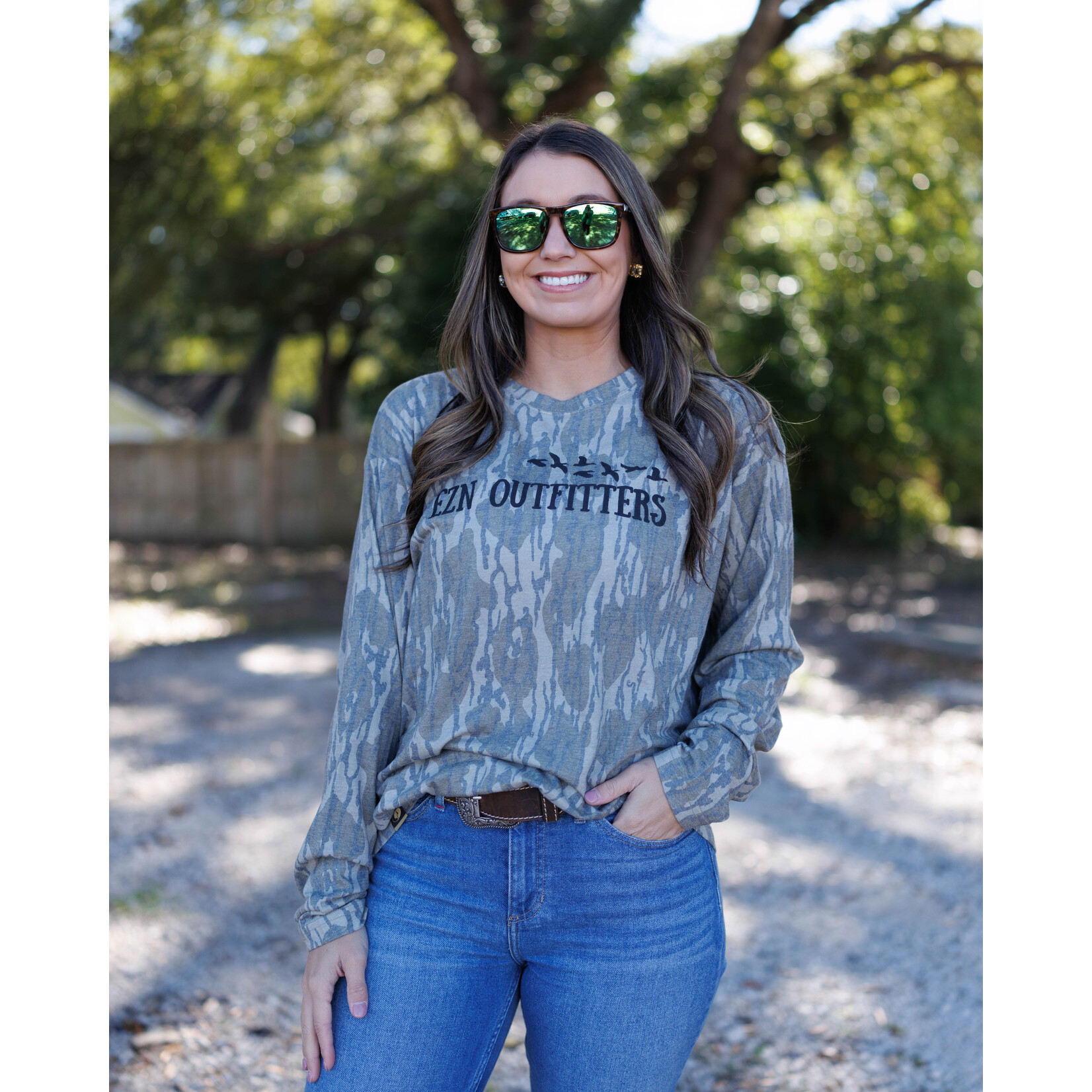 EZN Outfitters EZN Outfitters Mossy Oak Washed Out L/S TEE Shirt