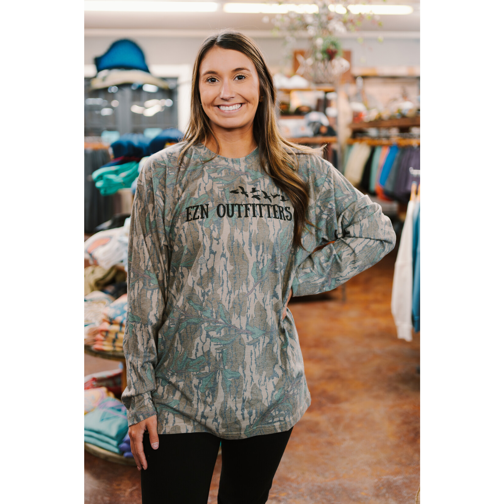 EZN Outfitters EZN Outfitters Mossy Oak Washed Out L/S TEE Shirt