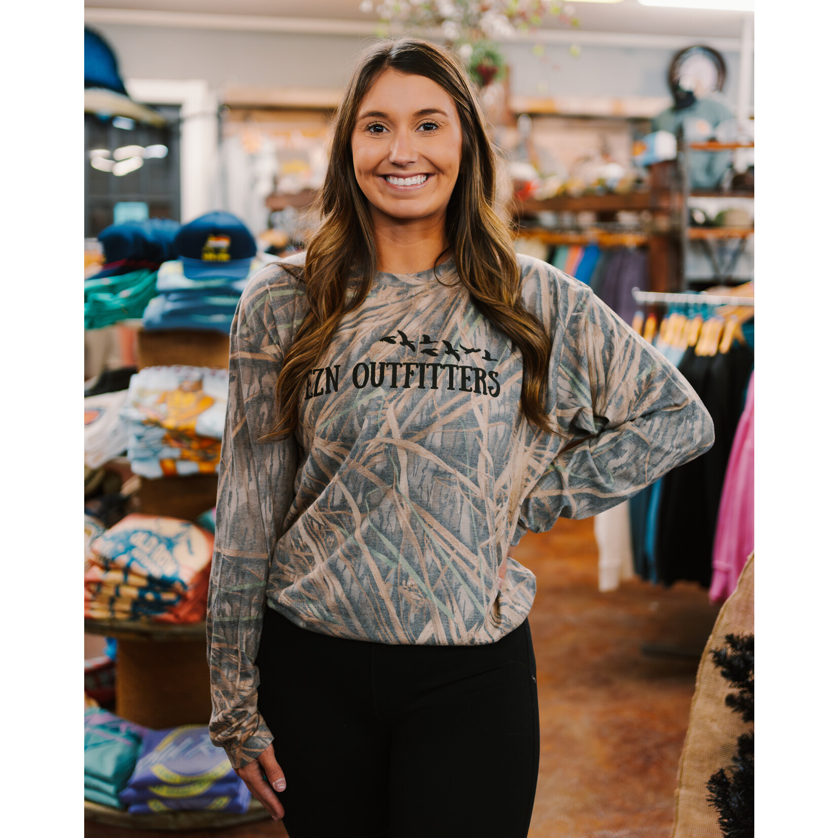 EZN Outfitters EZN Outfitters Mossy Oak Washed Out L/S TEE Shirt
