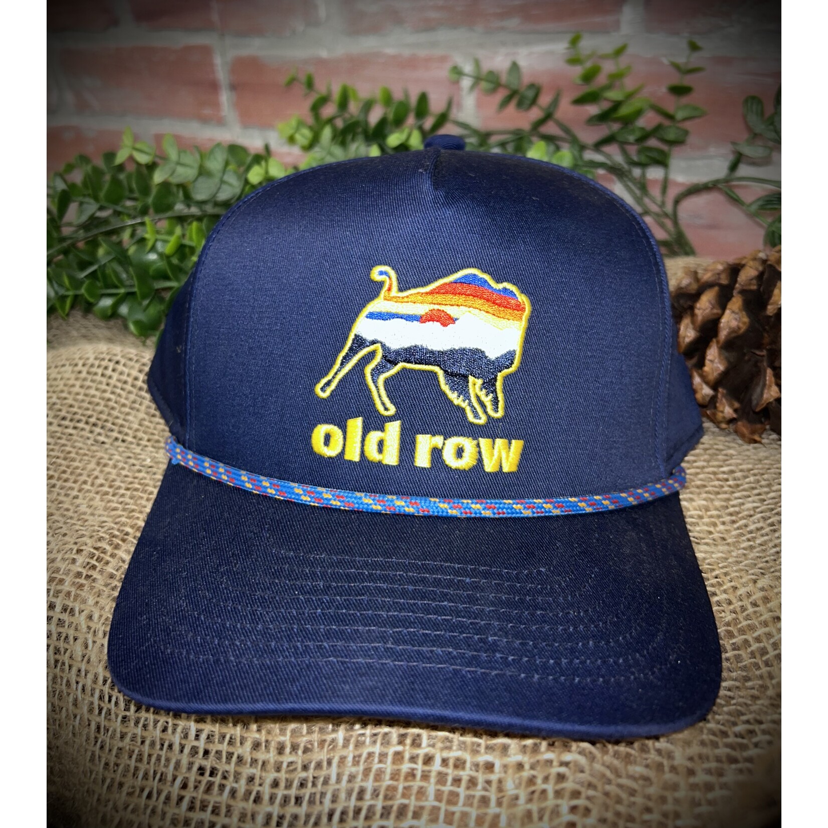 OLD ROW Old Row Outdoors Buffalo Rope Snapback Hat